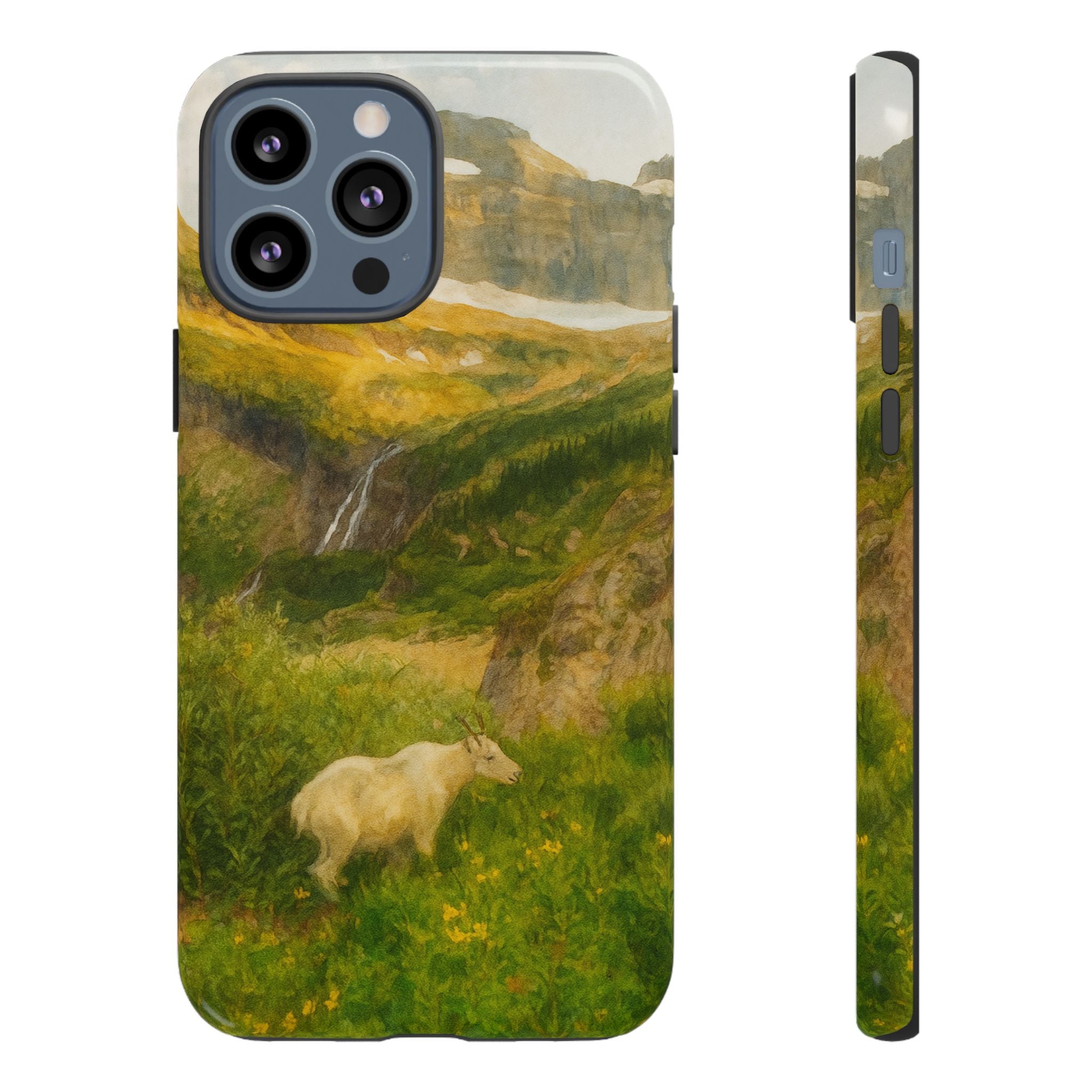 Glacier National Park Mountain Goat Phone Case - Perfect Gift for Nature Lovers and Park Enthusiasts