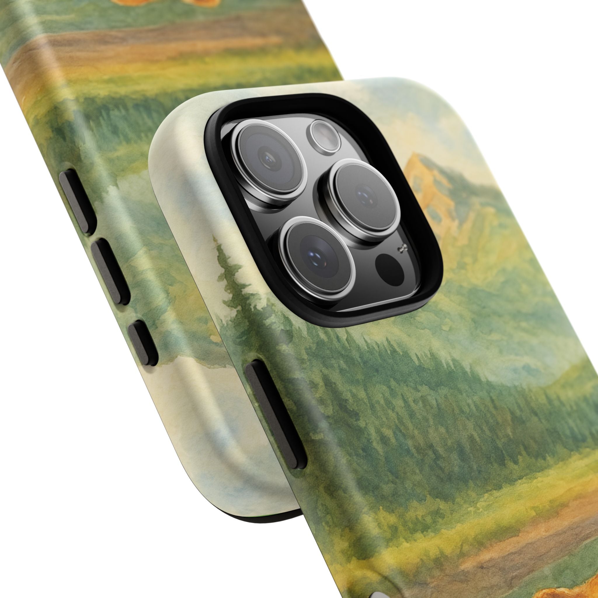 Scenic Bear Phone Case with, Tough & Protective Shell, Nature Lover Gift, Wildlife Art, Outdoor Adventure Accessory