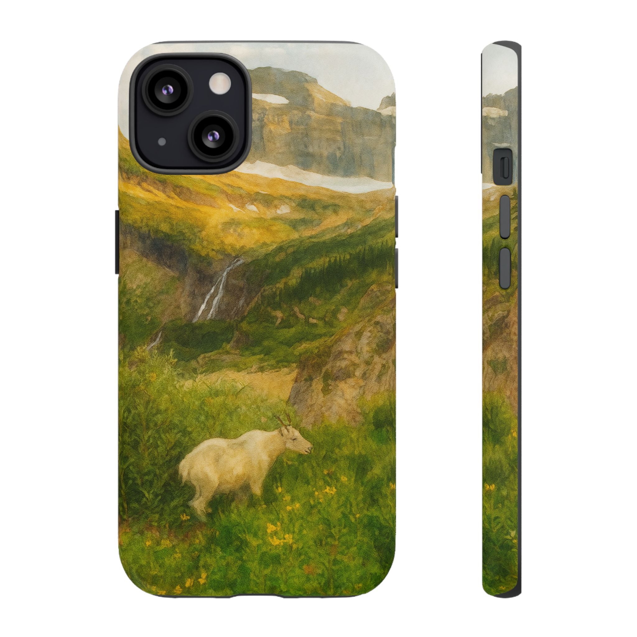 Glacier National Park Mountain Goat Phone Case - Perfect Gift for Nature Lovers and Park Enthusiasts