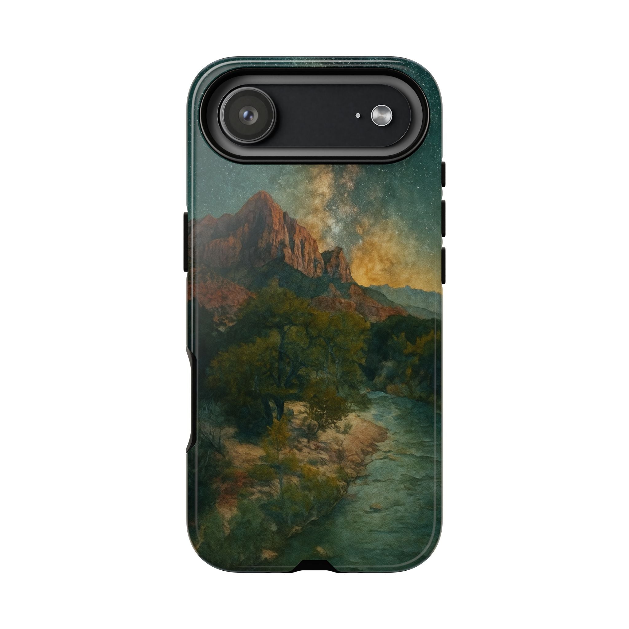Zion National Park Milky Way Stars Phone Case - Perfect Gift for Nature Lovers and Park Enthusiasts