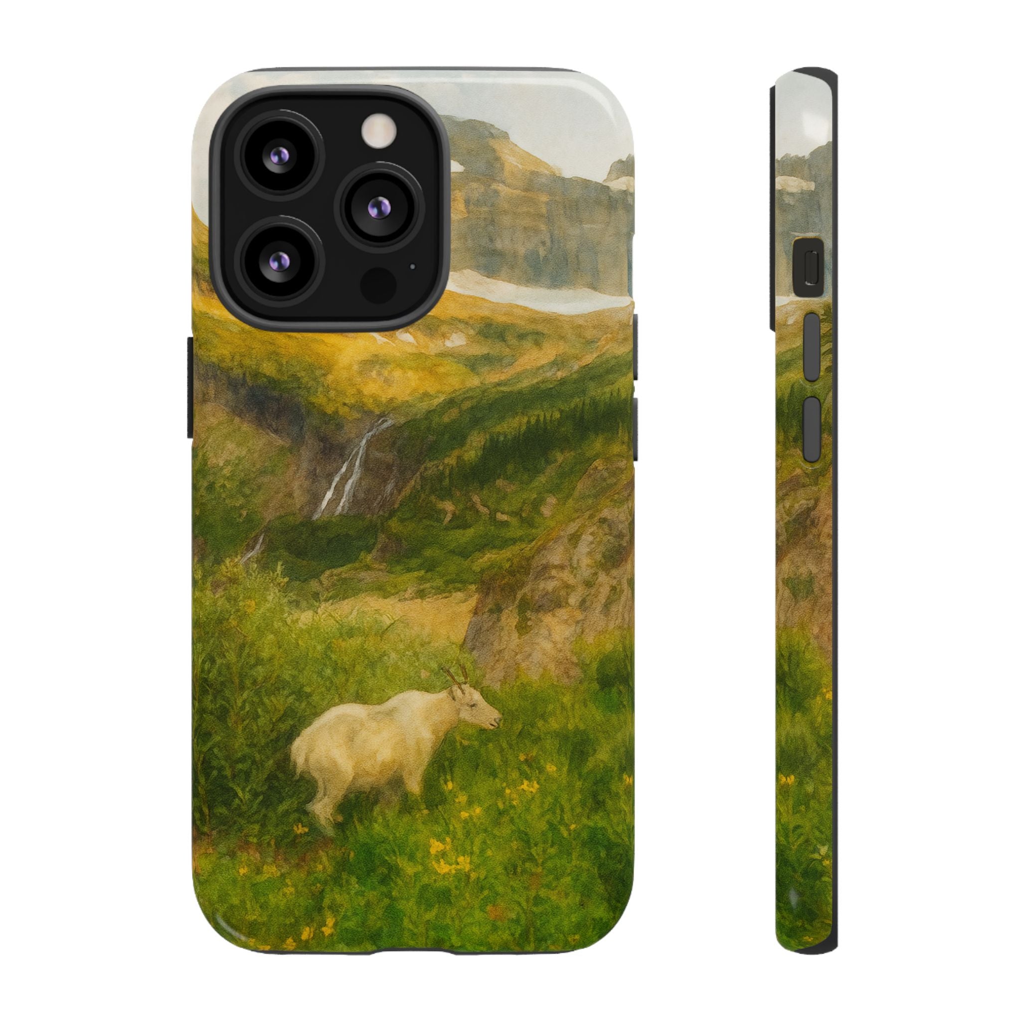 Glacier National Park Mountain Goat Phone Case - Perfect Gift for Nature Lovers and Park Enthusiasts