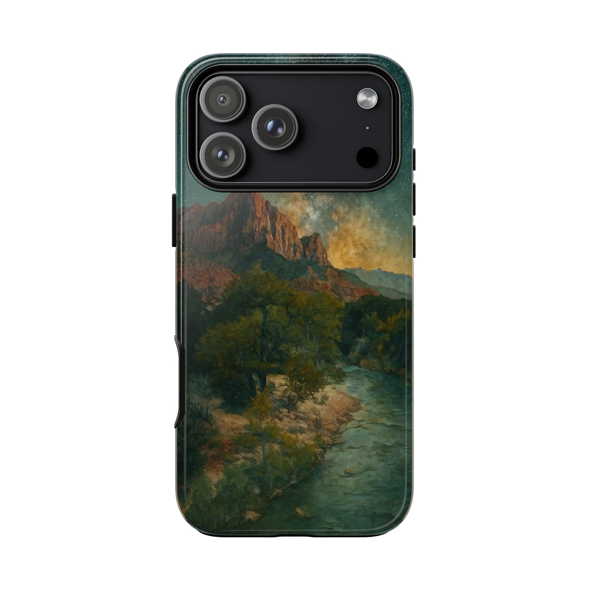 Zion National Park Milky Way Stars Phone Case - Perfect Gift for Nature Lovers and Park Enthusiasts