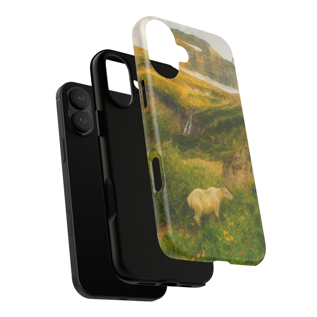 Glacier National Park Mountain Goat Phone Case - Perfect Gift for Nature Lovers and Park Enthusiasts