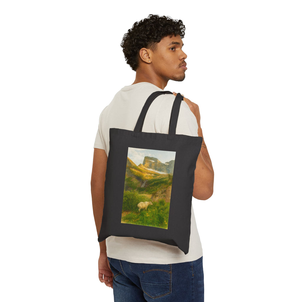 Glacier National Park Mountain Goat Tote Bag