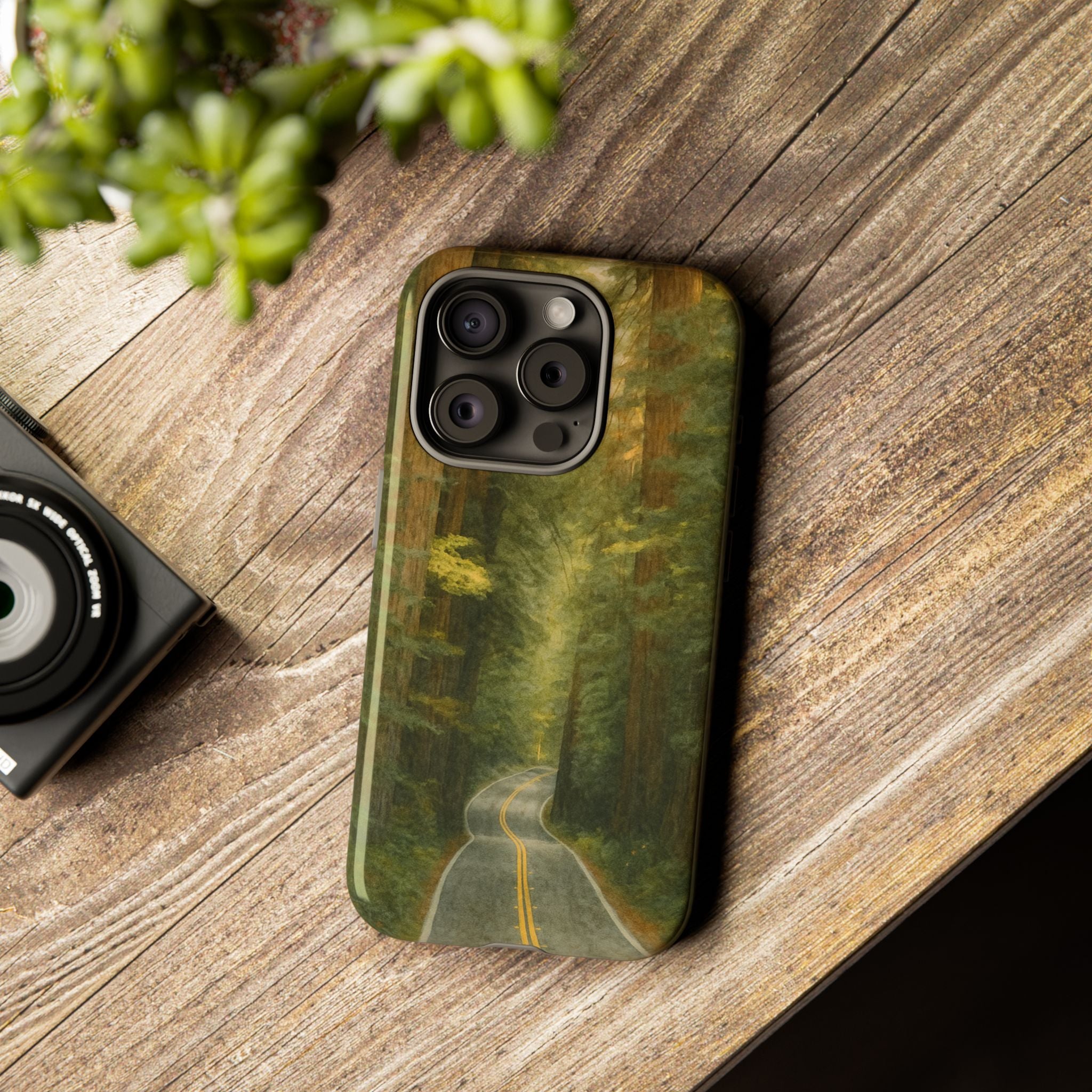 Redwoods National Park Road Phone Case - Perfect Gift for Nature Lovers and Park Enthusiasts