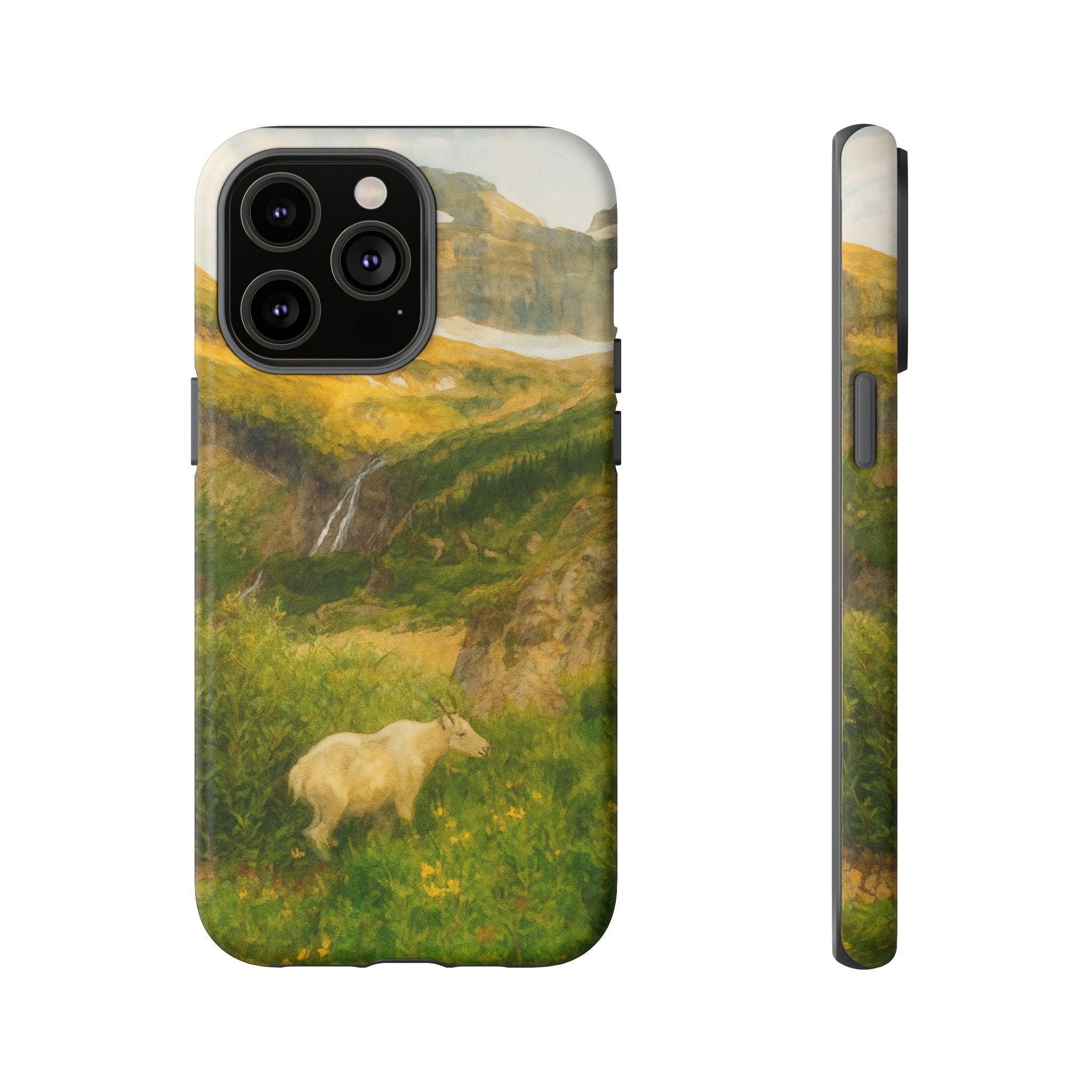 Glacier National Park Mountain Goat Phone Case - Perfect Gift for Nature Lovers and Park Enthusiasts