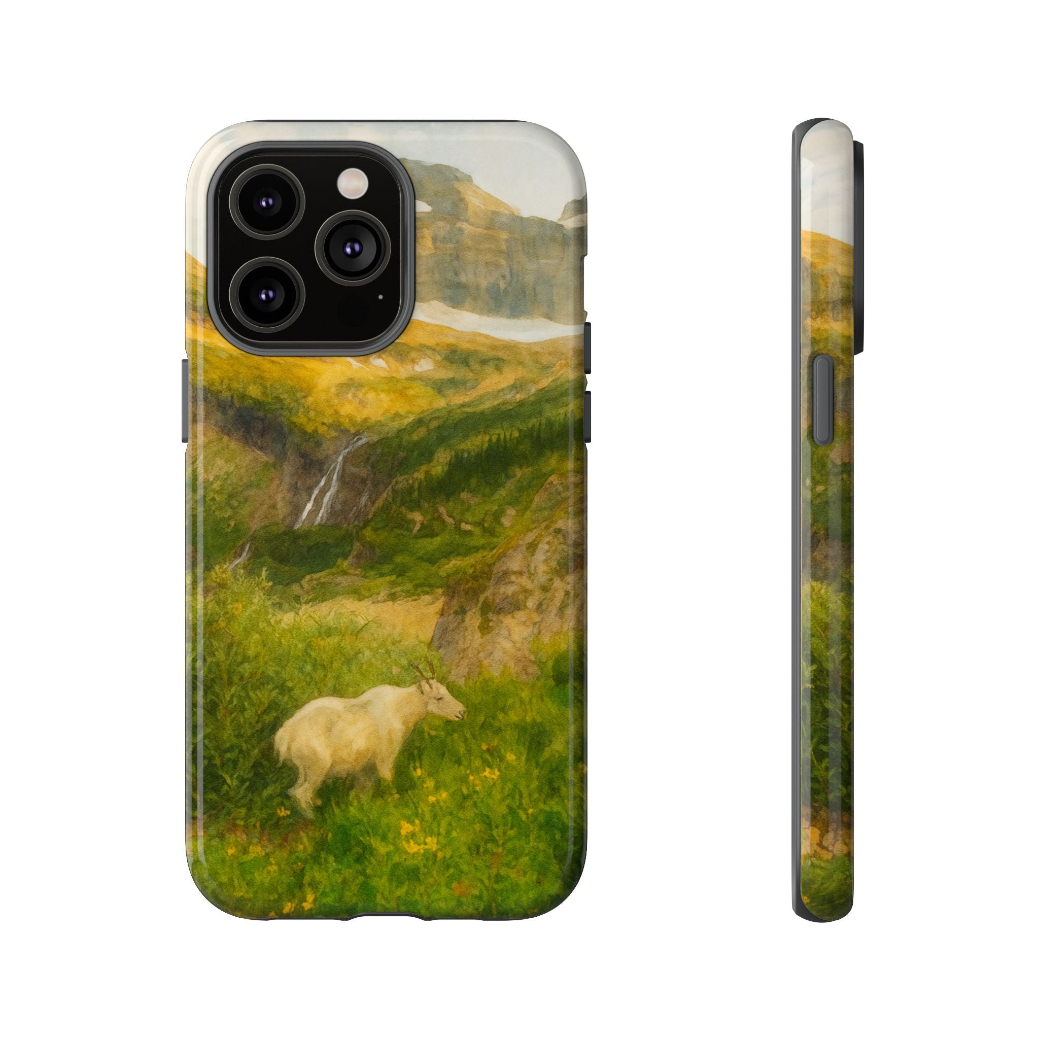 Glacier National Park Mountain Goat Phone Case - Perfect Gift for Nature Lovers and Park Enthusiasts