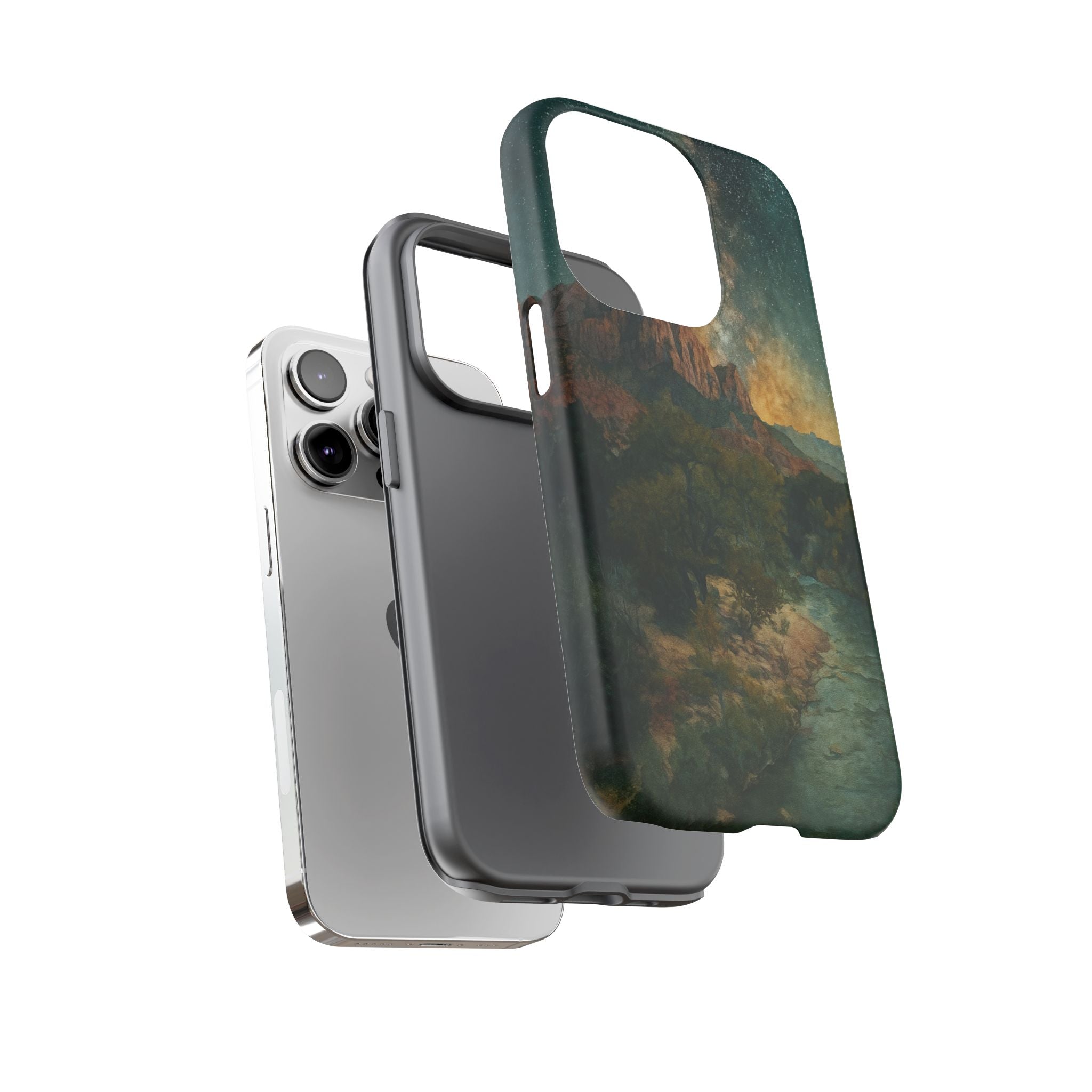 Zion National Park Milky Way Stars Phone Case - Perfect Gift for Nature Lovers and Park Enthusiasts