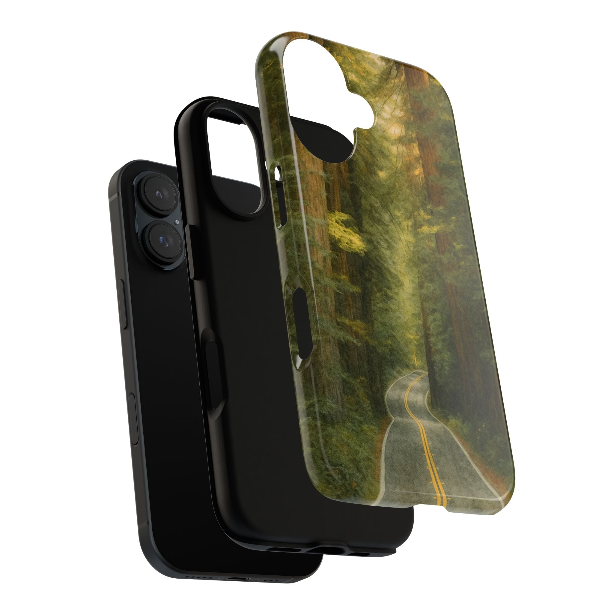 Redwoods National Park Road Phone Case - Perfect Gift for Nature Lovers and Park Enthusiasts