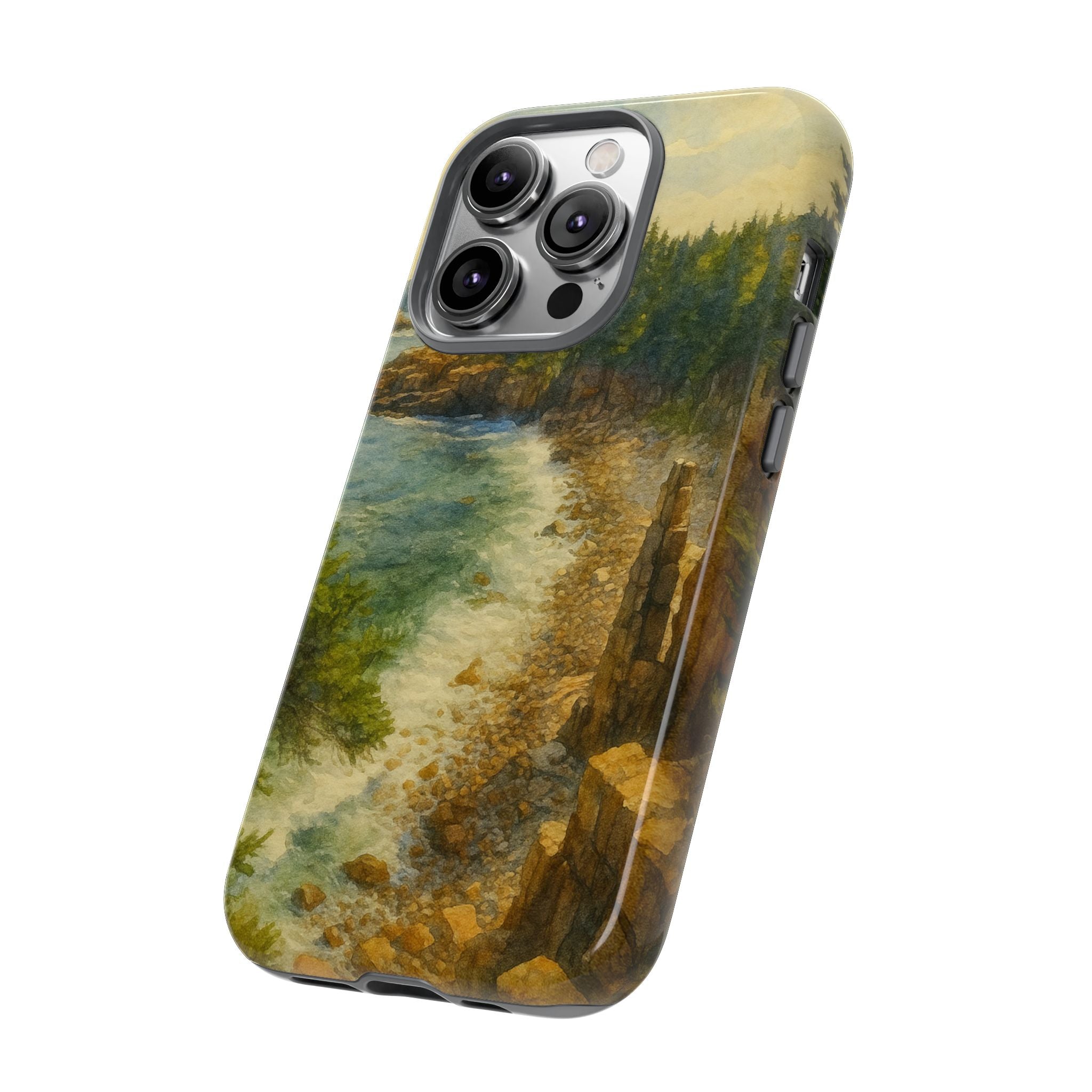 Acadia National Park Beach Phone Case - Perfect Gift for Nature Lovers and Park Enthusiasts