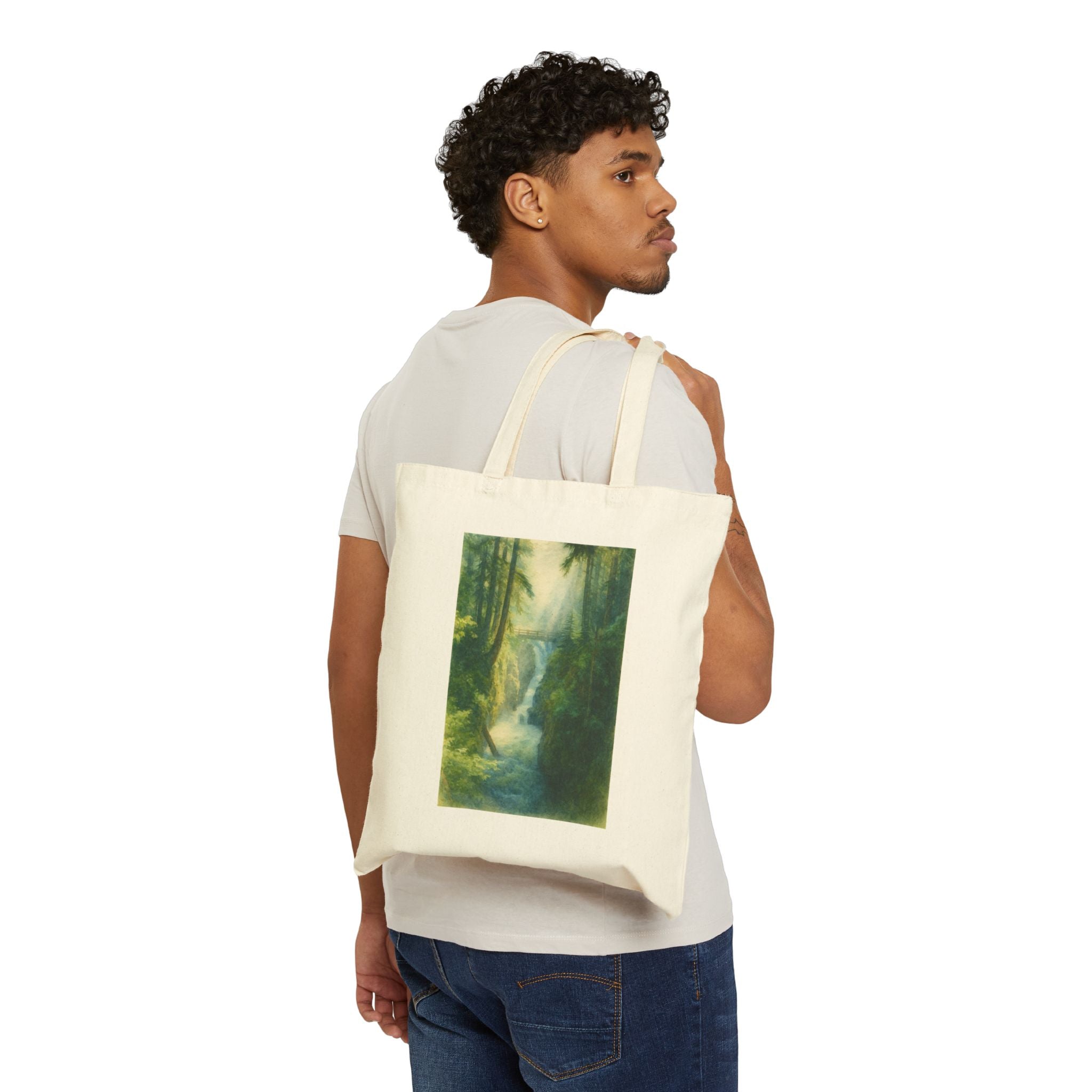 Olympic National Park Sol Duc Falls Tote Bag, Eco-Friendly Shopping Bag, Reusable Grocery Tote, Art Canvas Bag, Gift for Nature Lovers, Tote [...]