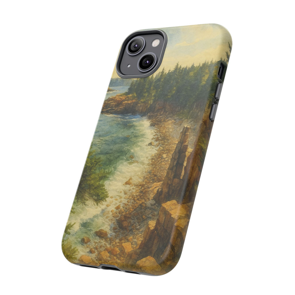 Acadia National Park Beach Phone Case - Perfect Gift for Nature Lovers and Park Enthusiasts
