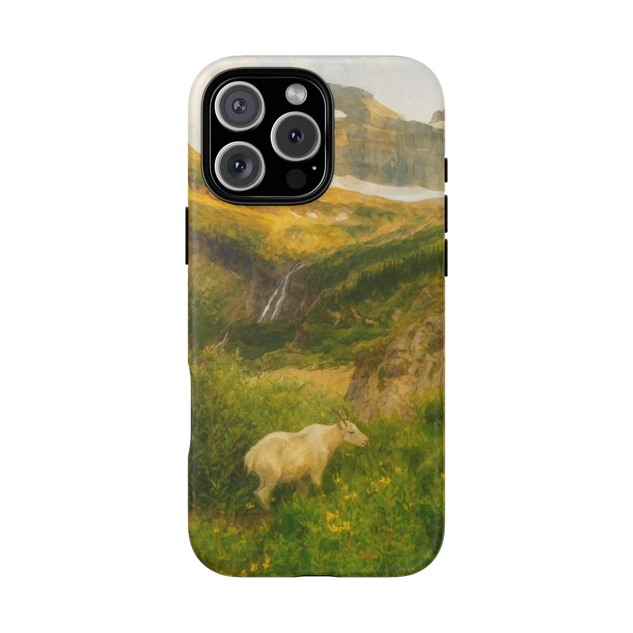 Glacier National Park Mountain Goat Phone Case - Perfect Gift for Nature Lovers and Park Enthusiasts