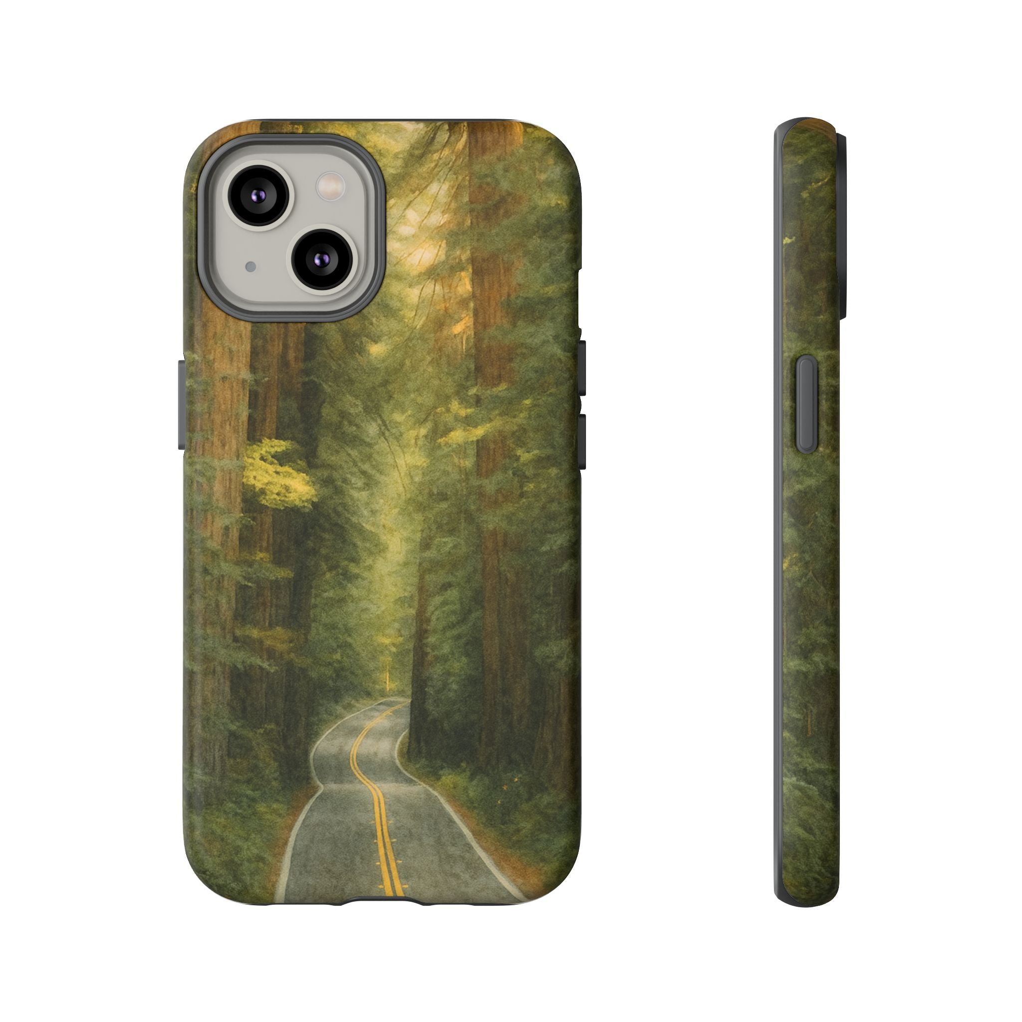 Redwoods National Park Road Phone Case - Perfect Gift for Nature Lovers and Park Enthusiasts