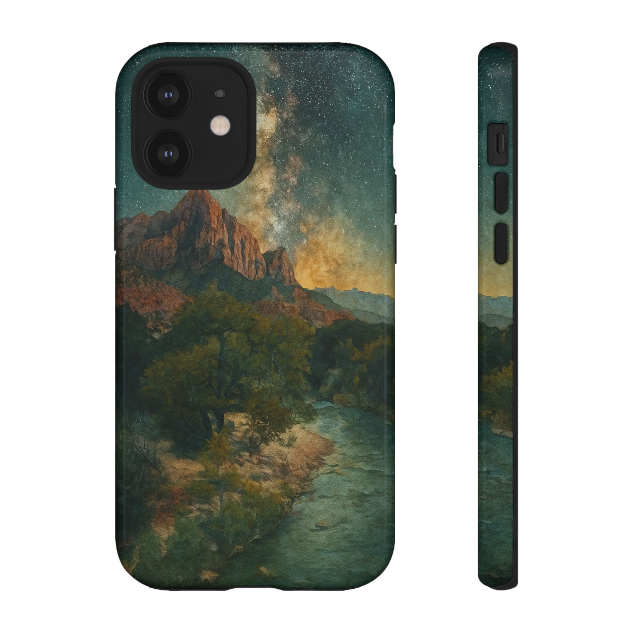 Zion National Park Milky Way Stars Phone Case - Perfect Gift for Nature Lovers and Park Enthusiasts