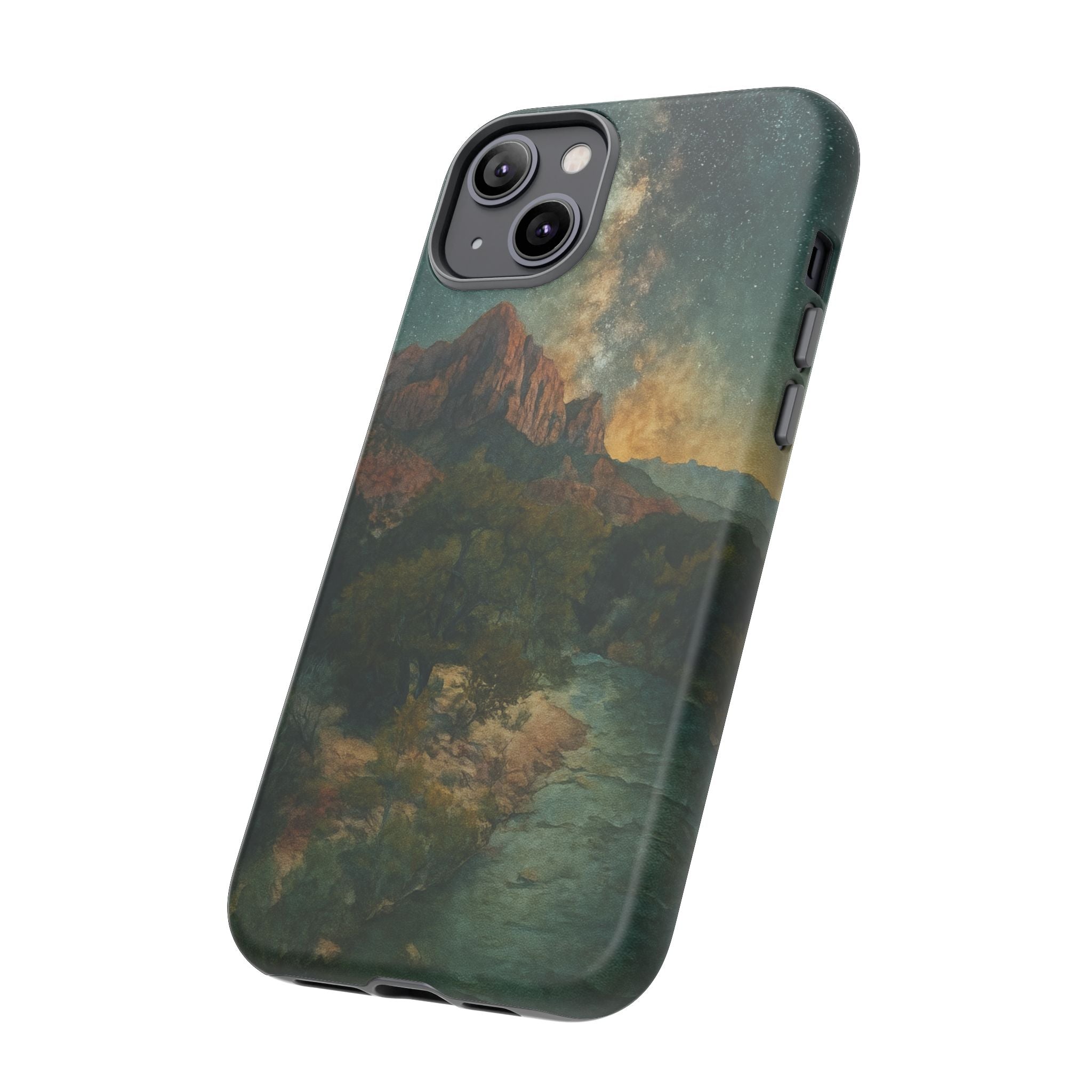 Zion National Park Milky Way Stars Phone Case - Perfect Gift for Nature Lovers and Park Enthusiasts