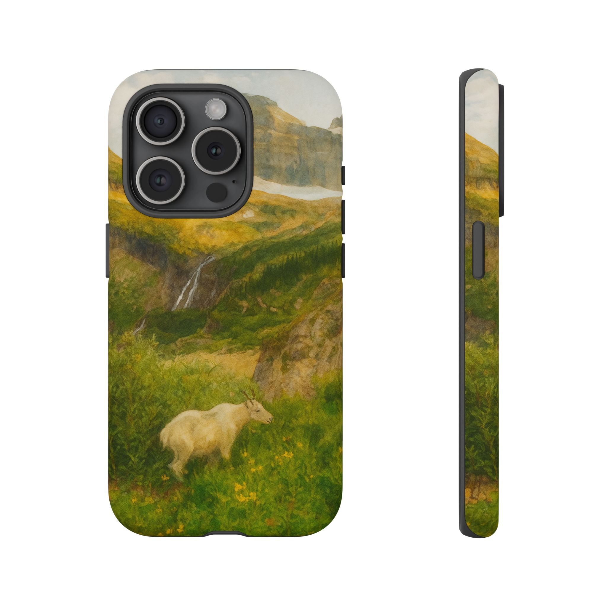 Glacier National Park Mountain Goat Phone Case - Perfect Gift for Nature Lovers and Park Enthusiasts