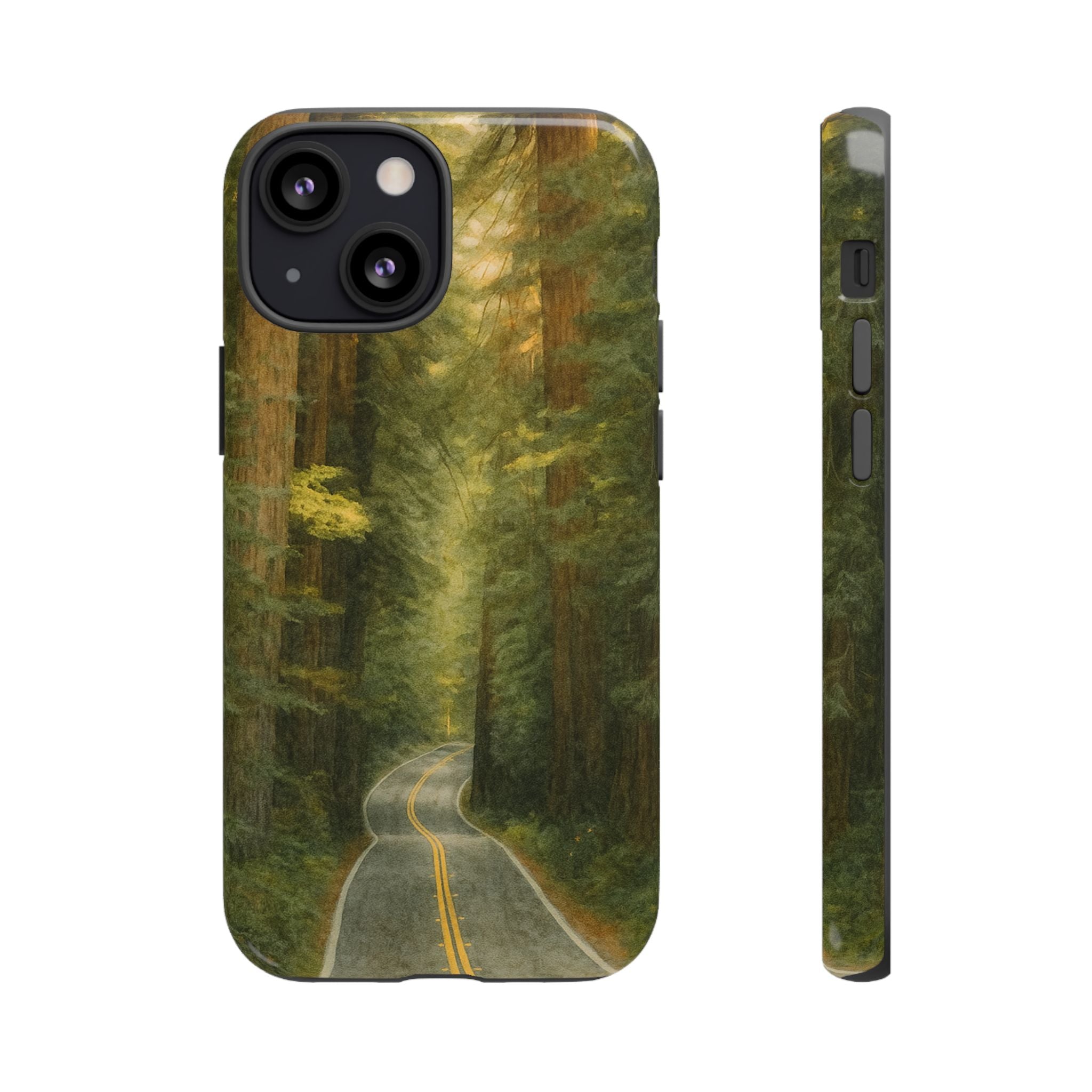 Redwoods National Park Road Phone Case - Perfect Gift for Nature Lovers and Park Enthusiasts