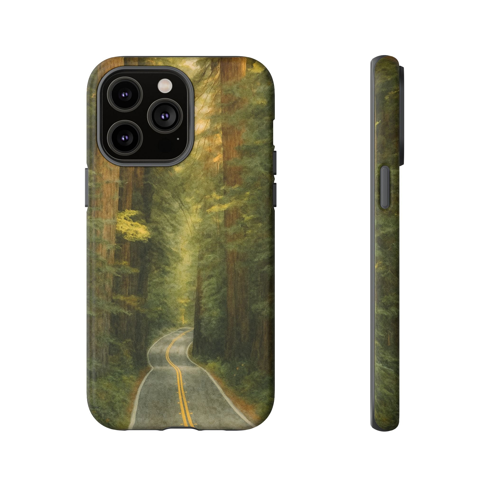 Redwoods National Park Road Phone Case - Perfect Gift for Nature Lovers and Park Enthusiasts