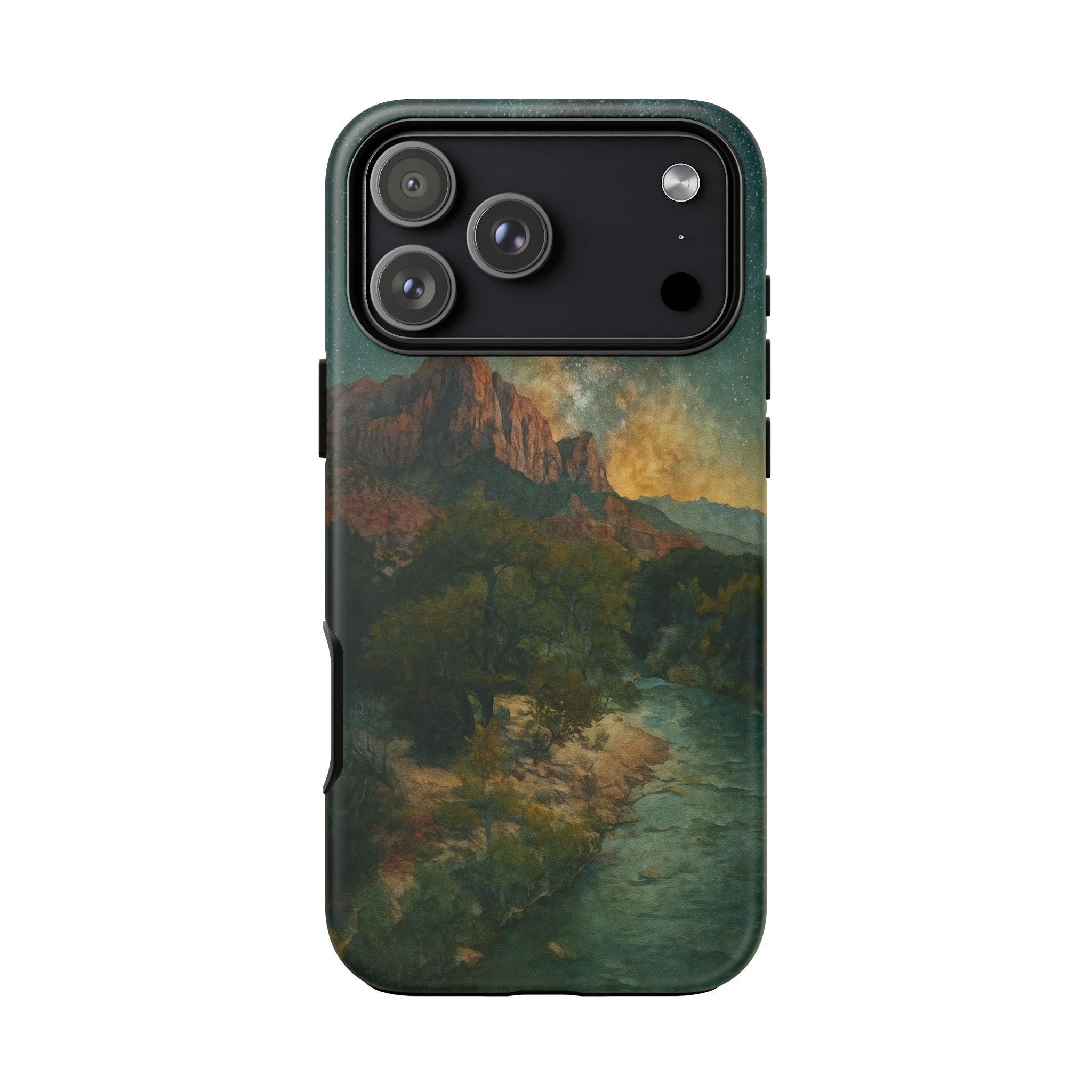 Zion National Park Milky Way Stars Phone Case - Perfect Gift for Nature Lovers and Park Enthusiasts
