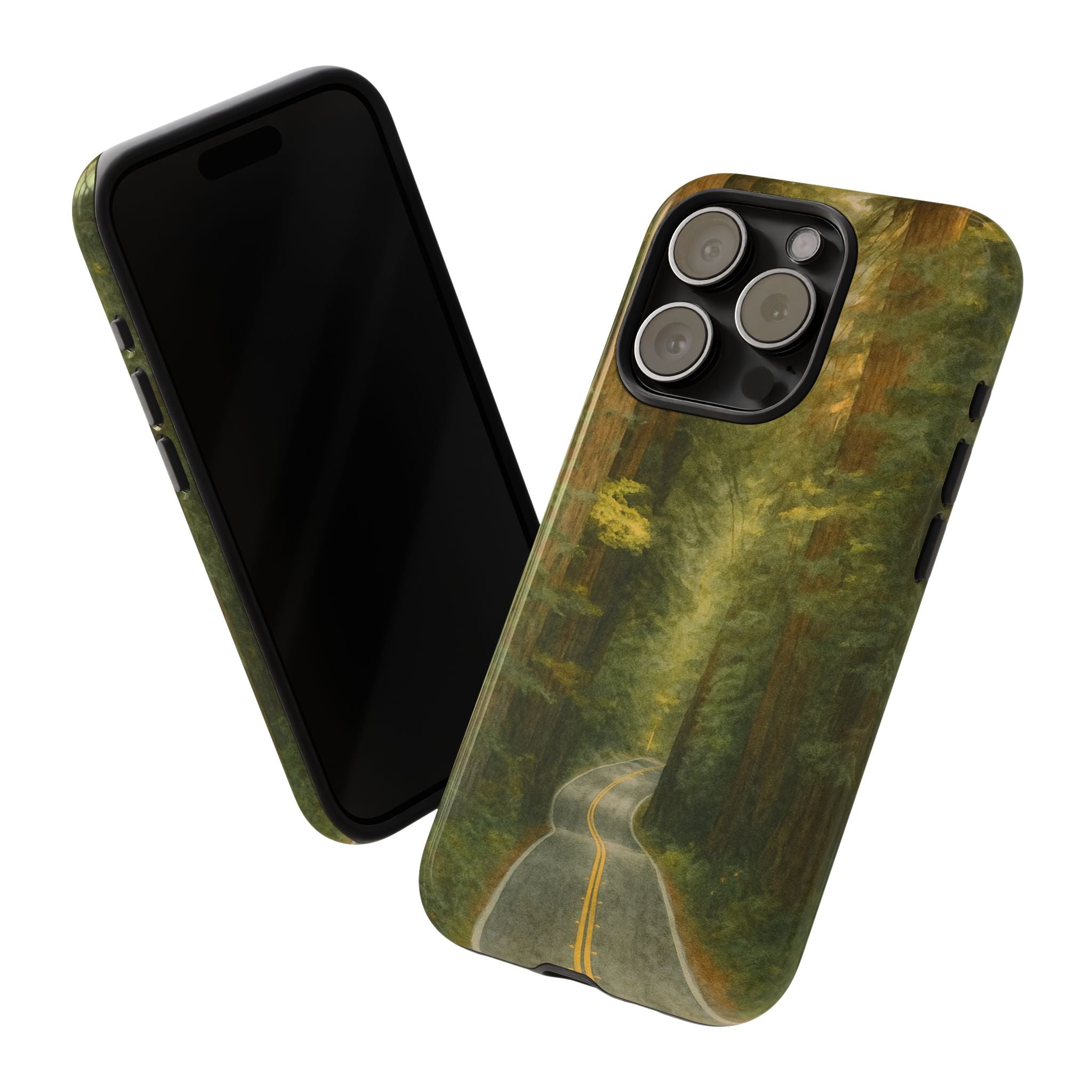 Redwoods National Park Road Phone Case - Perfect Gift for Nature Lovers and Park Enthusiasts
