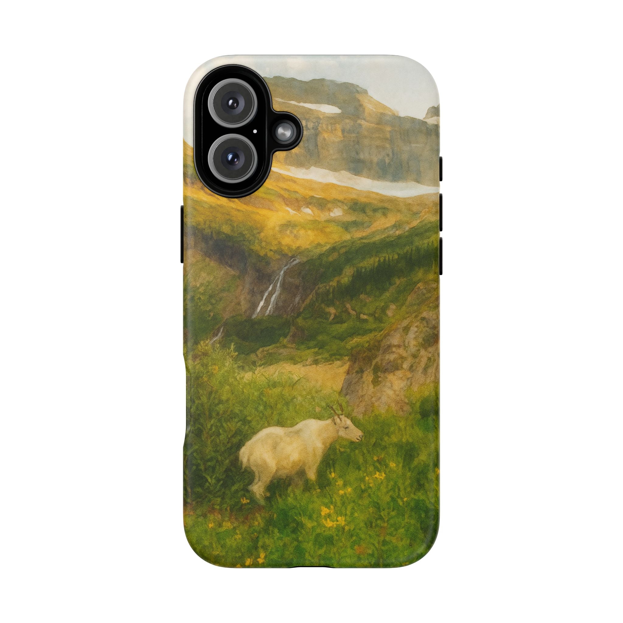 Glacier National Park Mountain Goat Phone Case - Perfect Gift for Nature Lovers and Park Enthusiasts