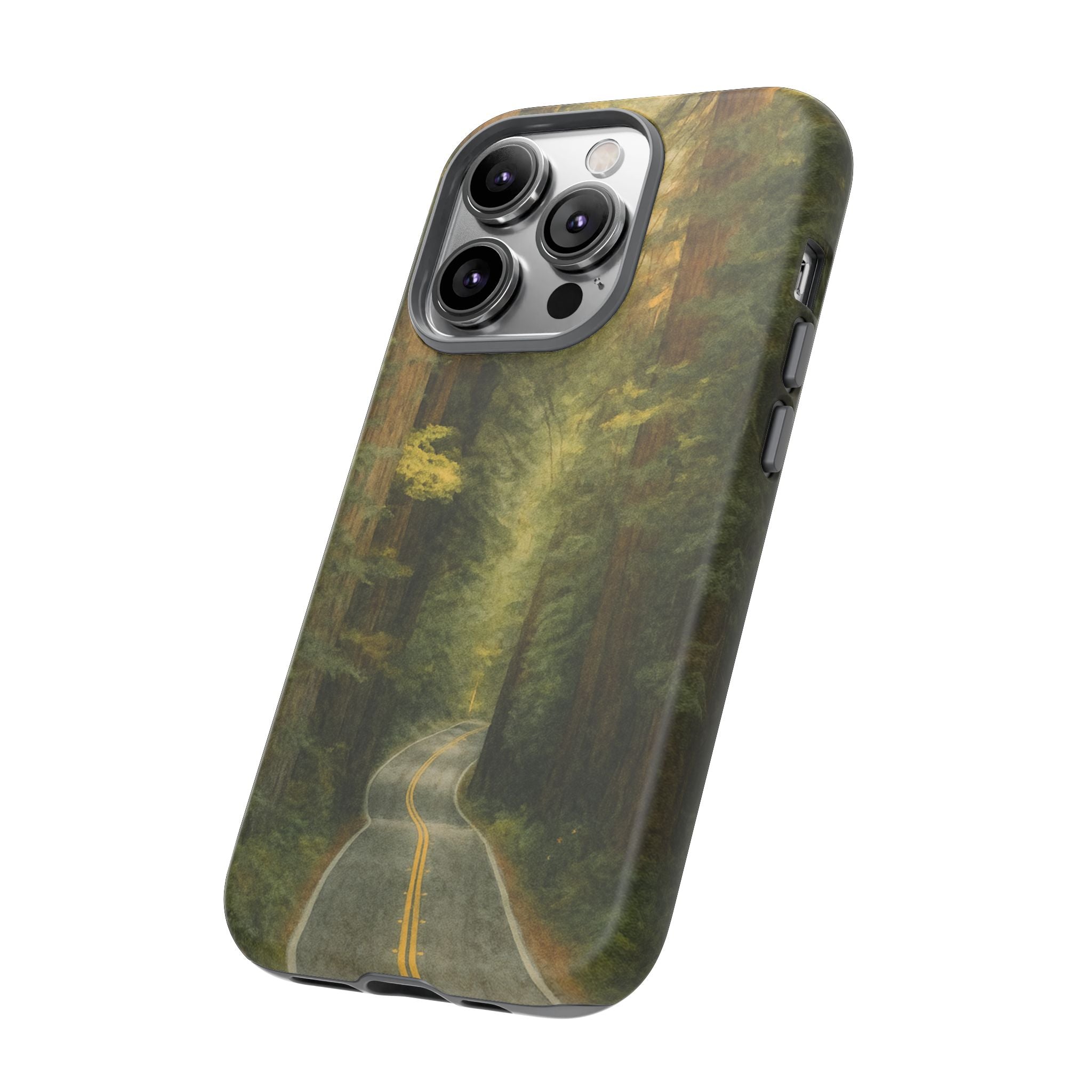 Redwoods National Park Road Phone Case - Perfect Gift for Nature Lovers and Park Enthusiasts