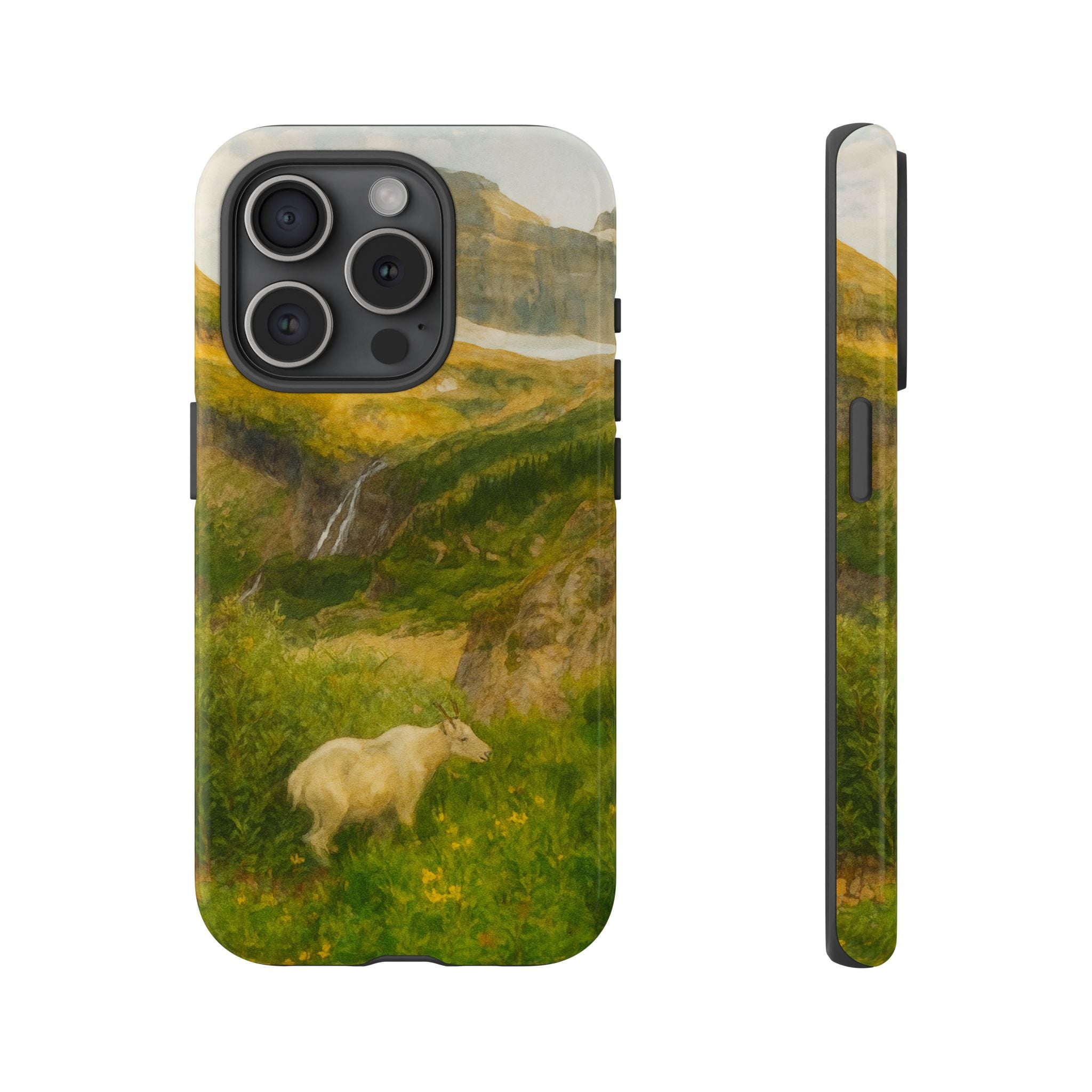 Glacier National Park Mountain Goat Phone Case - Perfect Gift for Nature Lovers and Park Enthusiasts