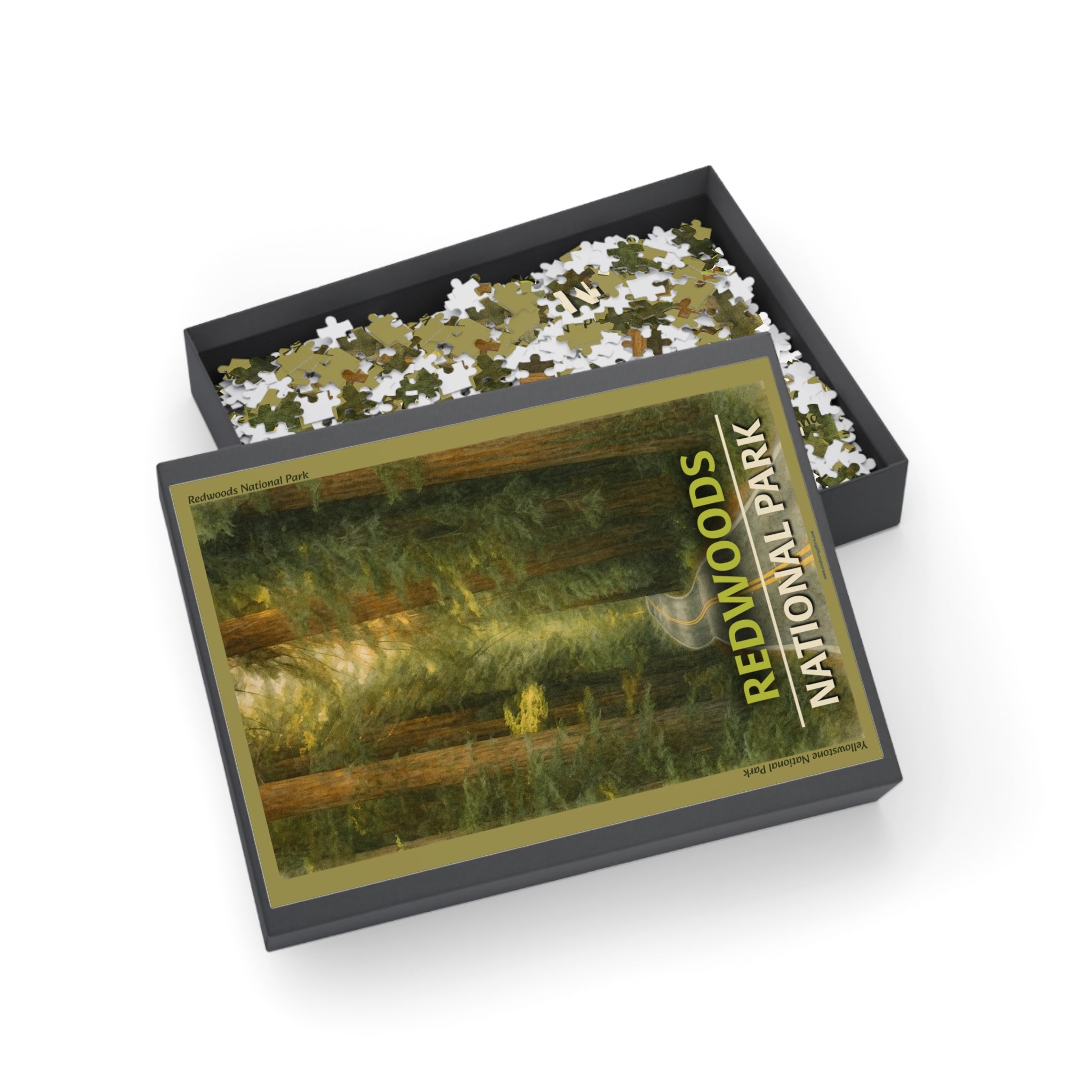 Redwoods National Park and State Parks Road Scenic 1000-Piece Puzzle - Jigsaw Puzzle