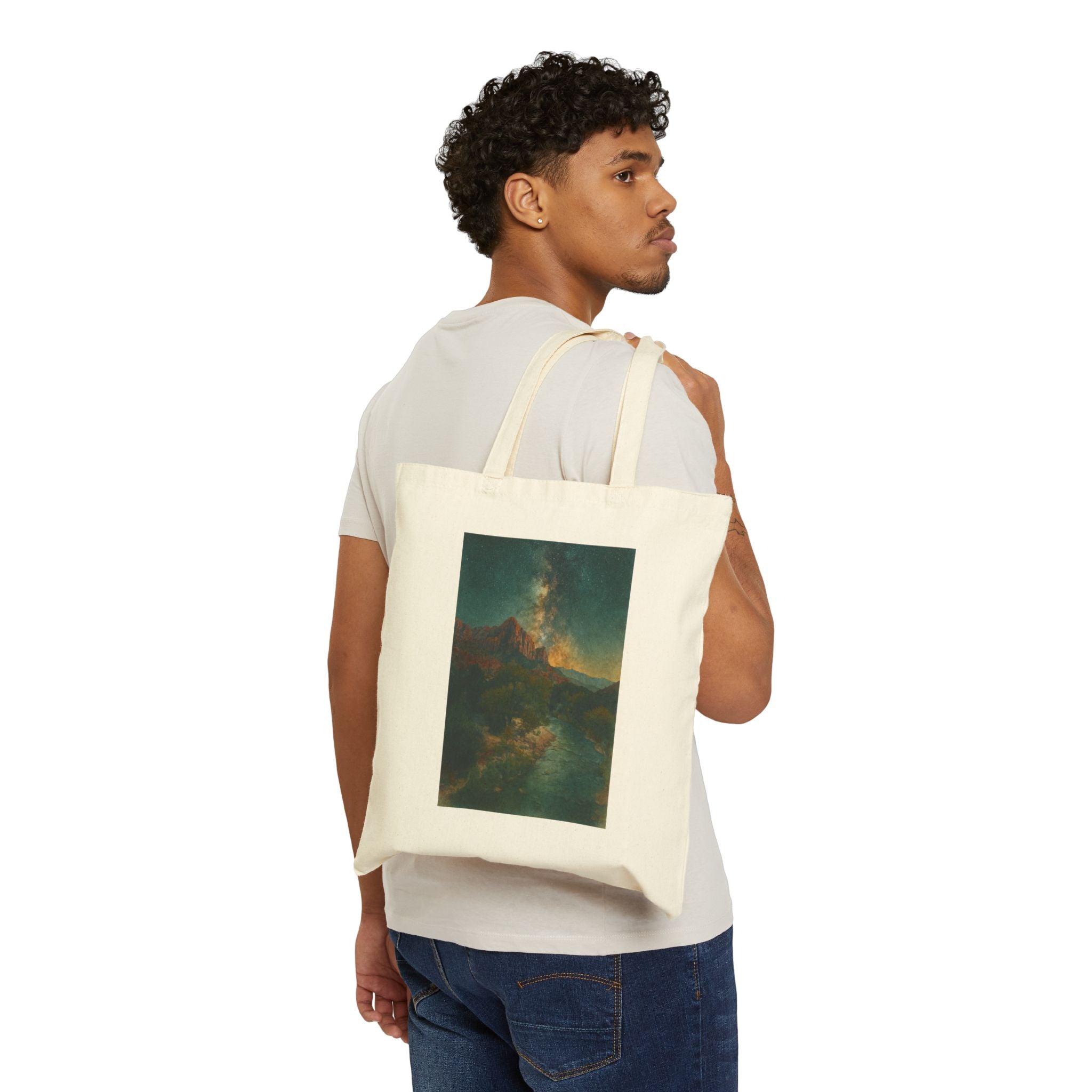 Zion National Park Galaxy Tote Bag