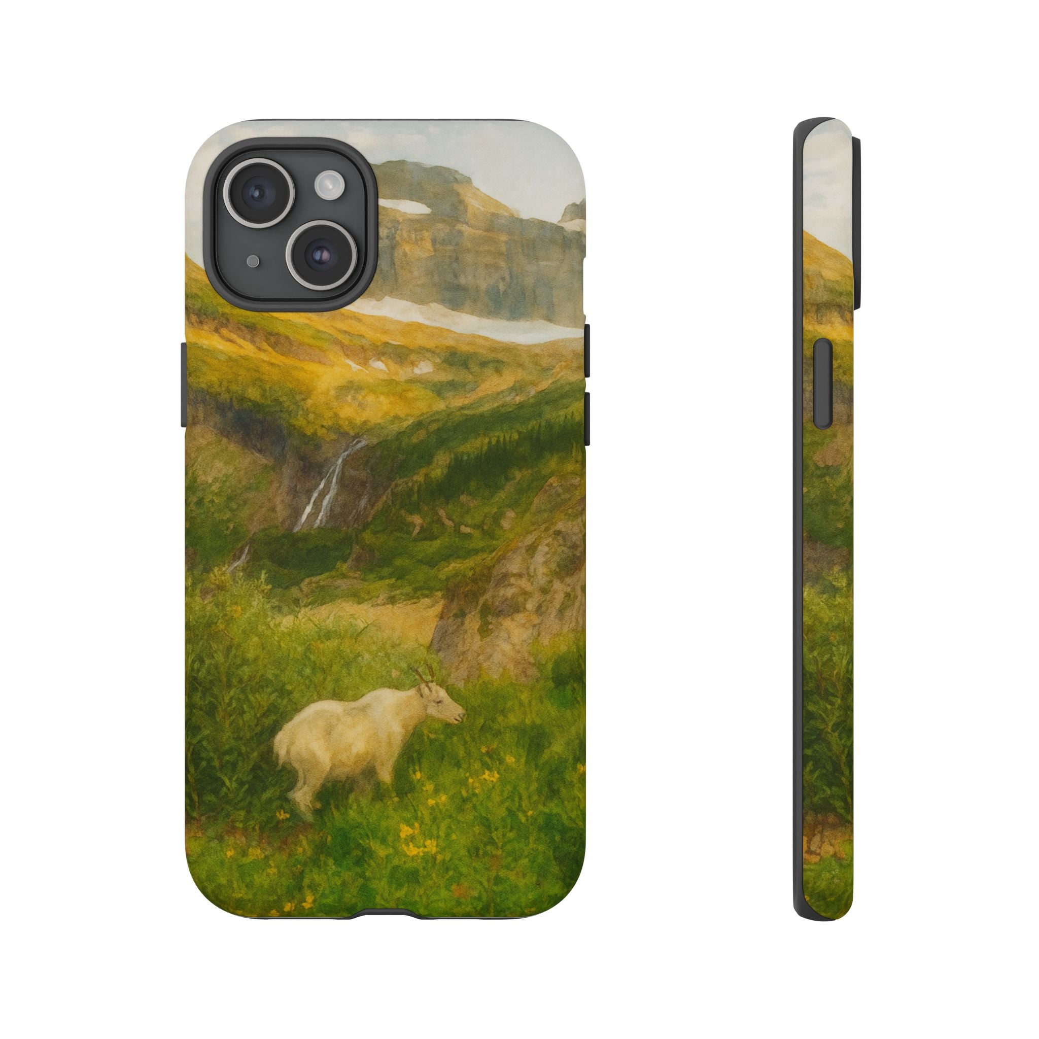 Glacier National Park Mountain Goat Phone Case - Perfect Gift for Nature Lovers and Park Enthusiasts