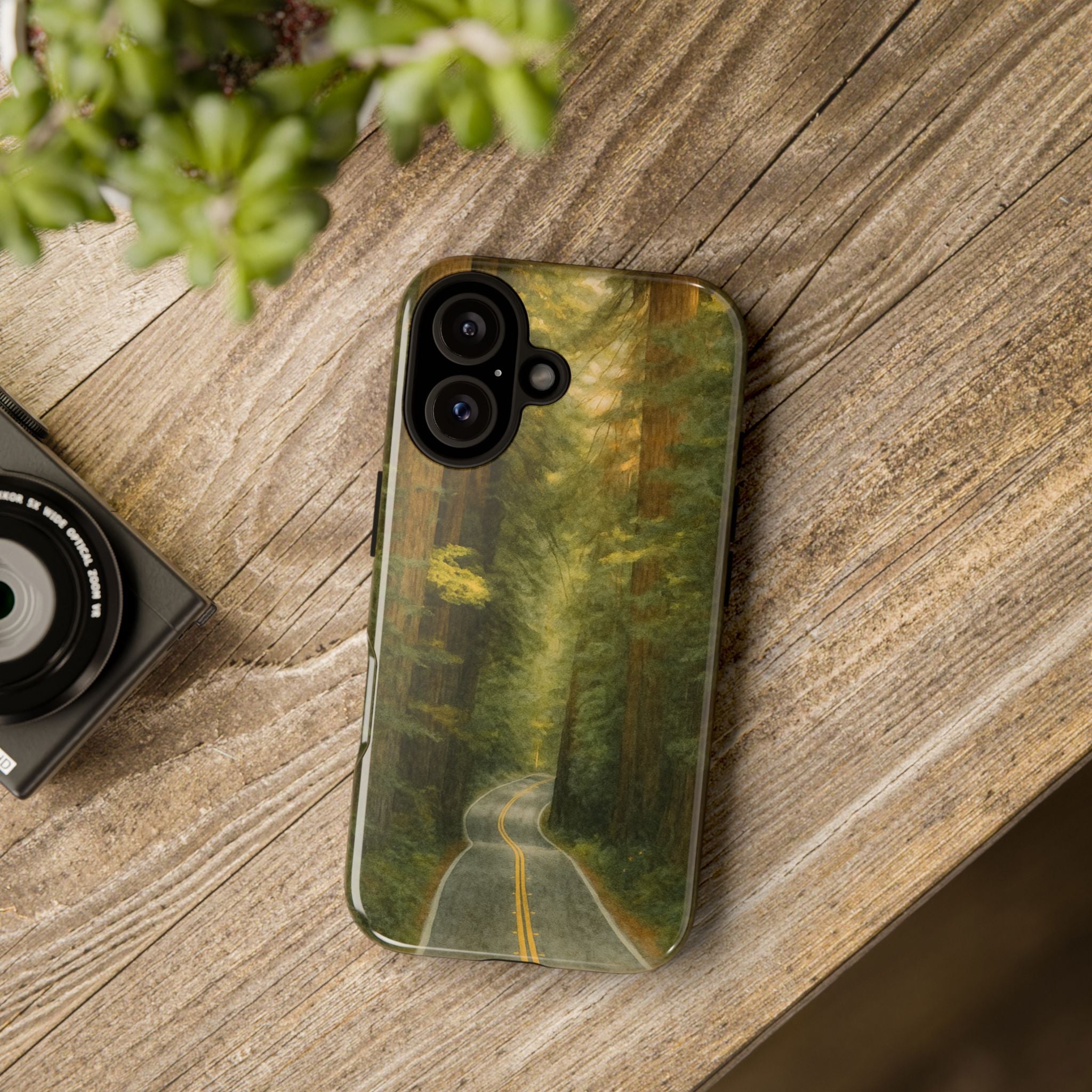 Redwoods National Park Road Phone Case - Perfect Gift for Nature Lovers and Park Enthusiasts