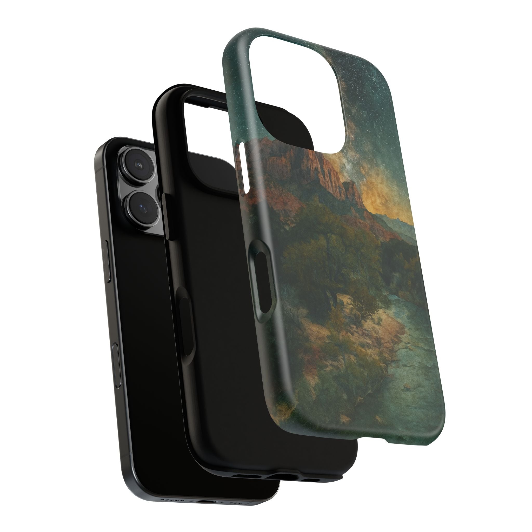 Zion National Park Milky Way Stars Phone Case - Perfect Gift for Nature Lovers and Park Enthusiasts