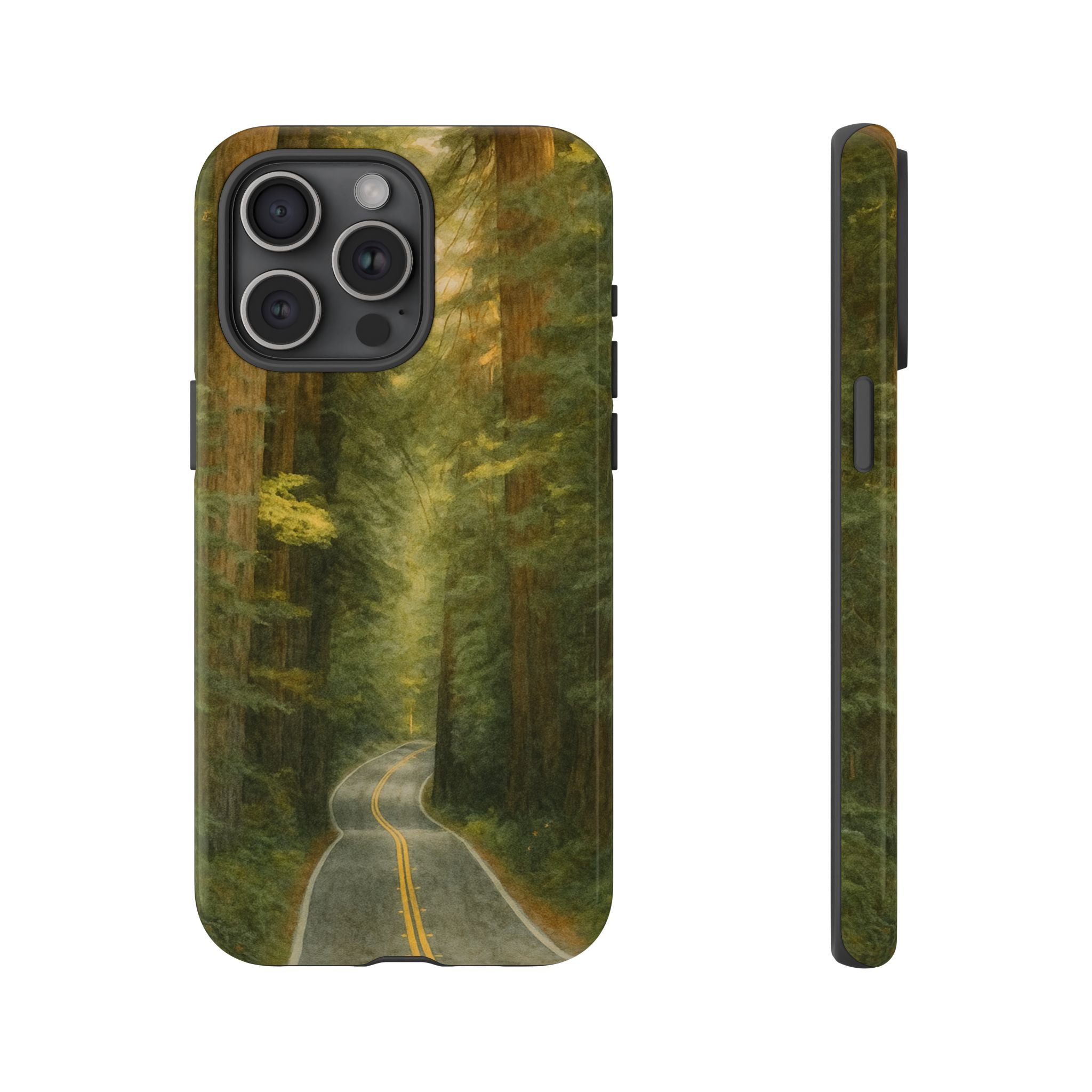 Redwoods National Park Road Phone Case - Perfect Gift for Nature Lovers and Park Enthusiasts