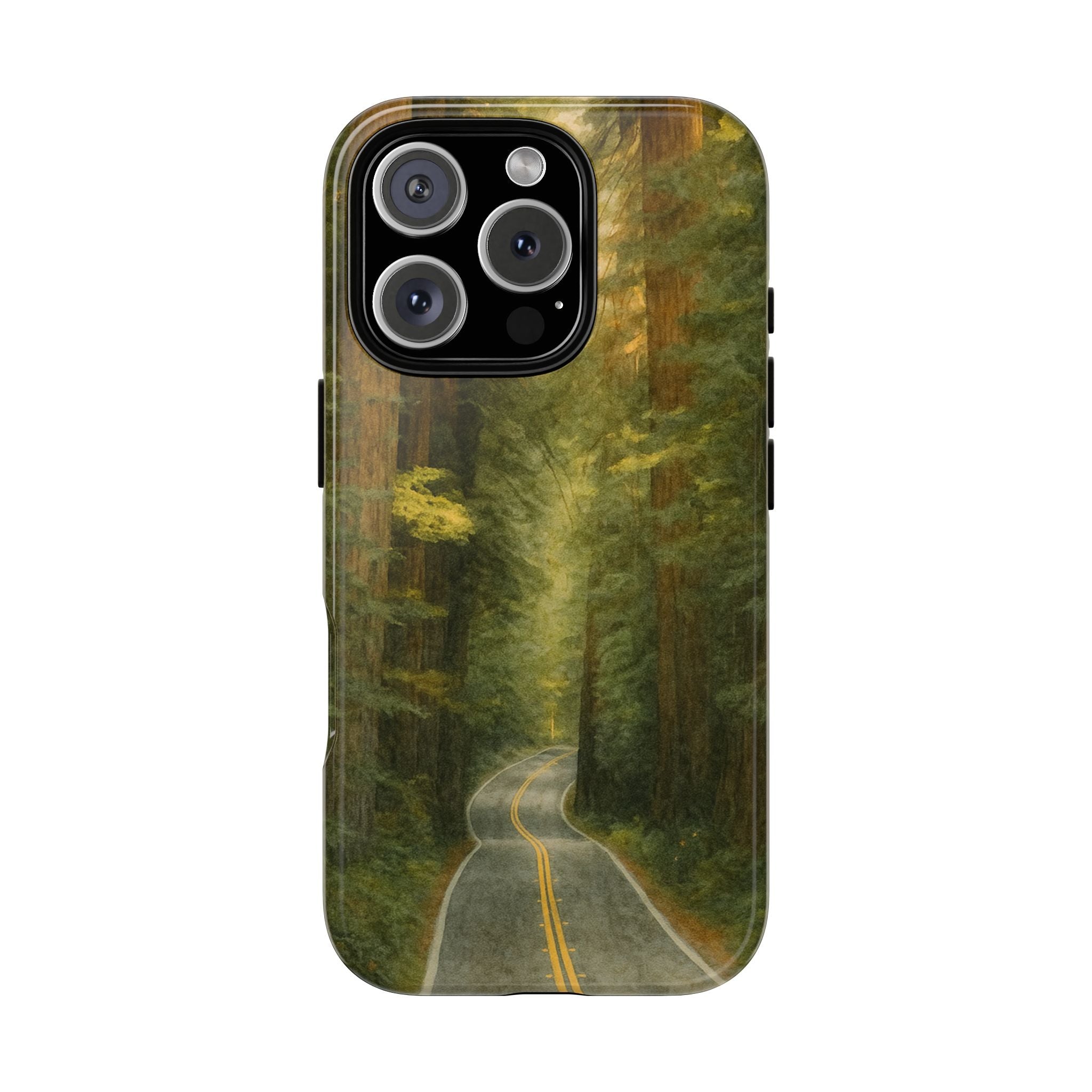 Redwoods National Park Road Phone Case - Perfect Gift for Nature Lovers and Park Enthusiasts