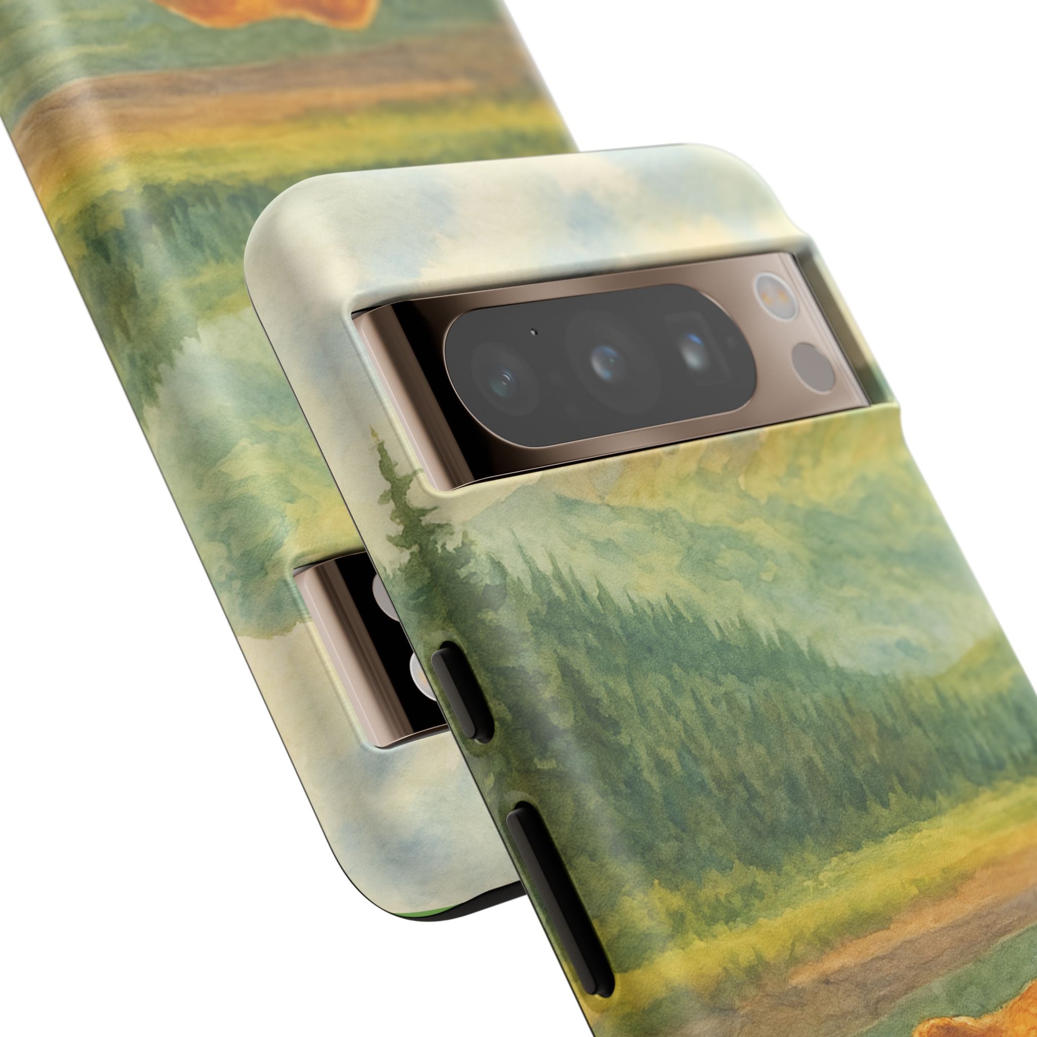 Scenic Bear Phone Case with, Tough & Protective Shell, Nature Lover Gift, Wildlife Art, Outdoor Adventure Accessory