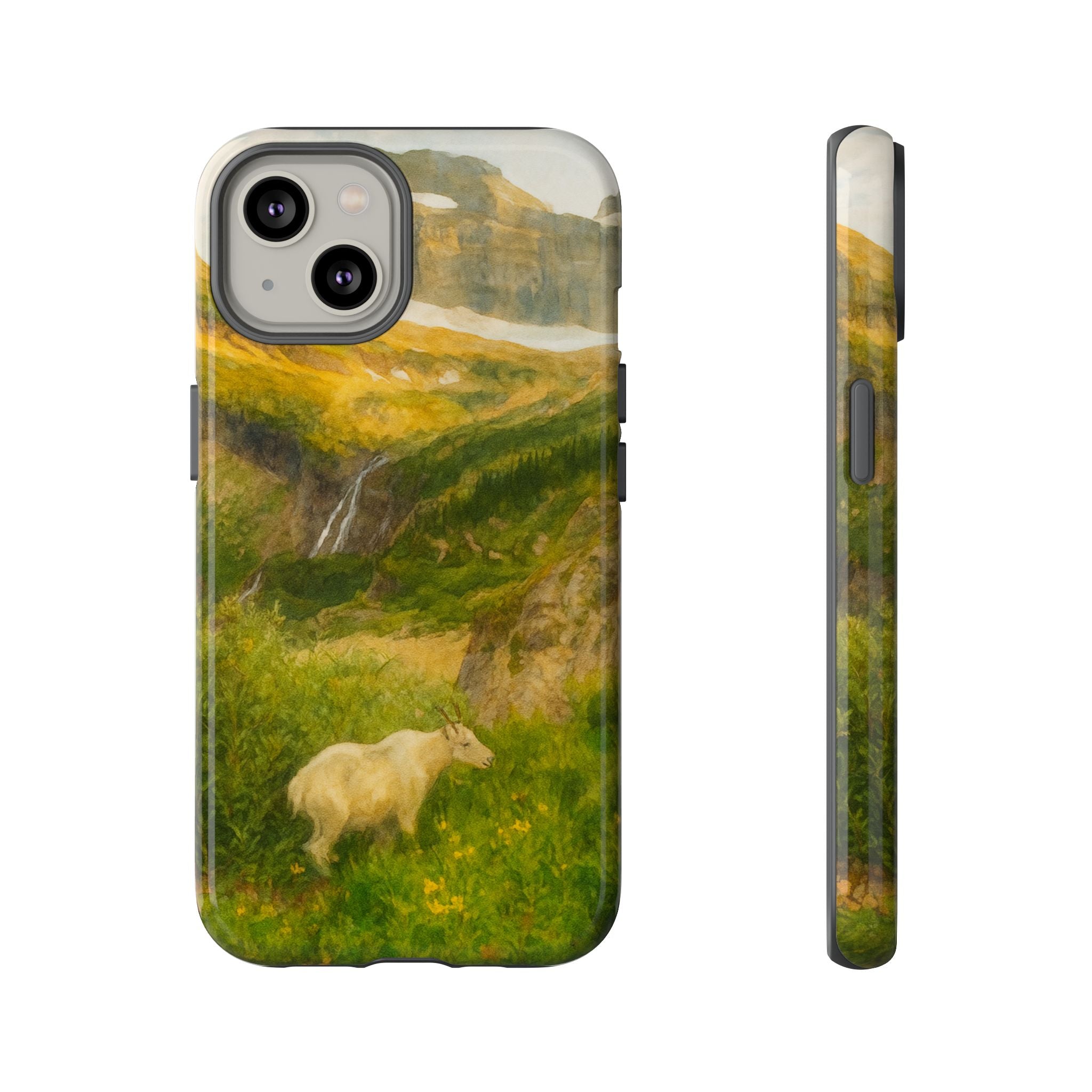 Glacier National Park Mountain Goat Phone Case - Perfect Gift for Nature Lovers and Park Enthusiasts