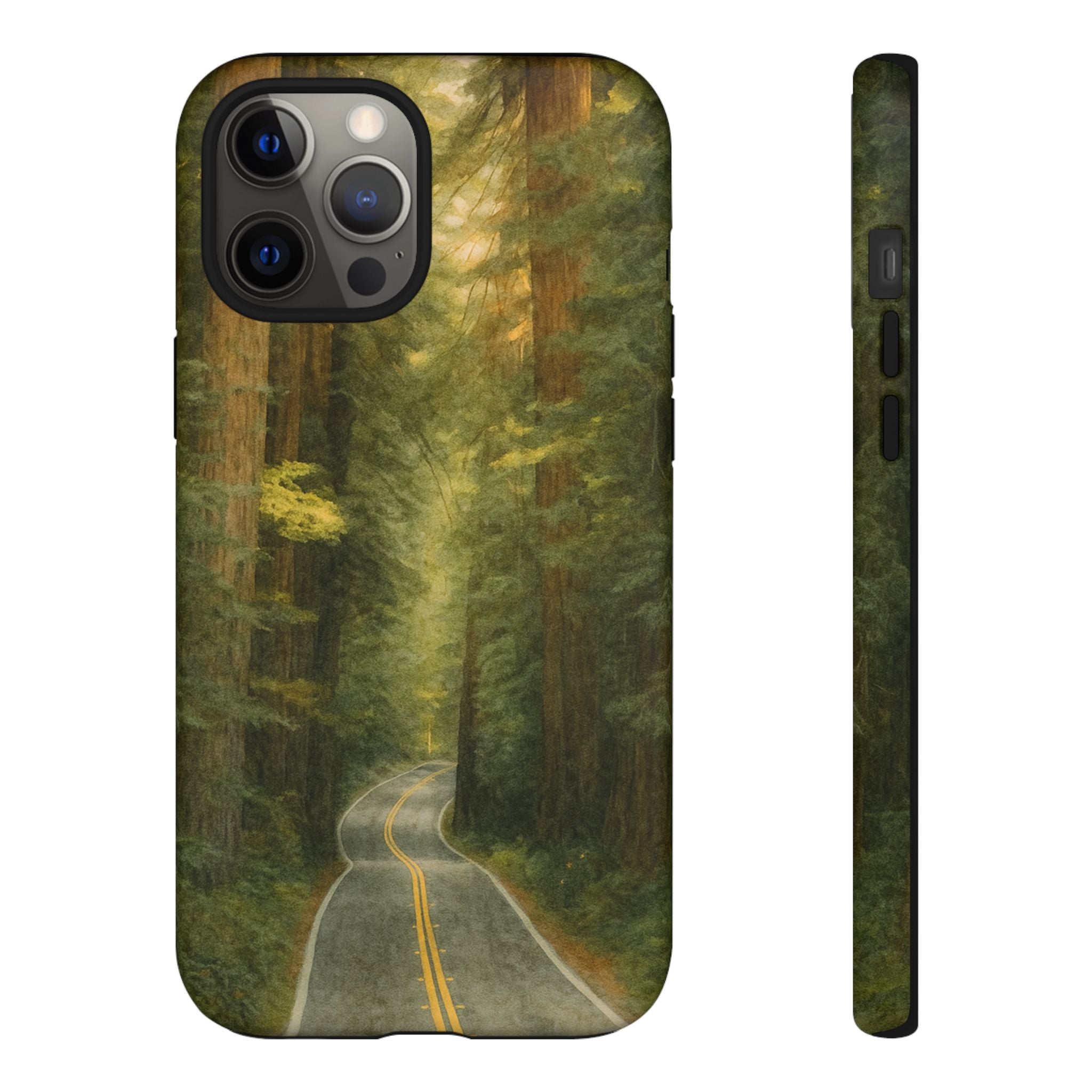 Redwoods National Park Road Phone Case - Perfect Gift for Nature Lovers and Park Enthusiasts