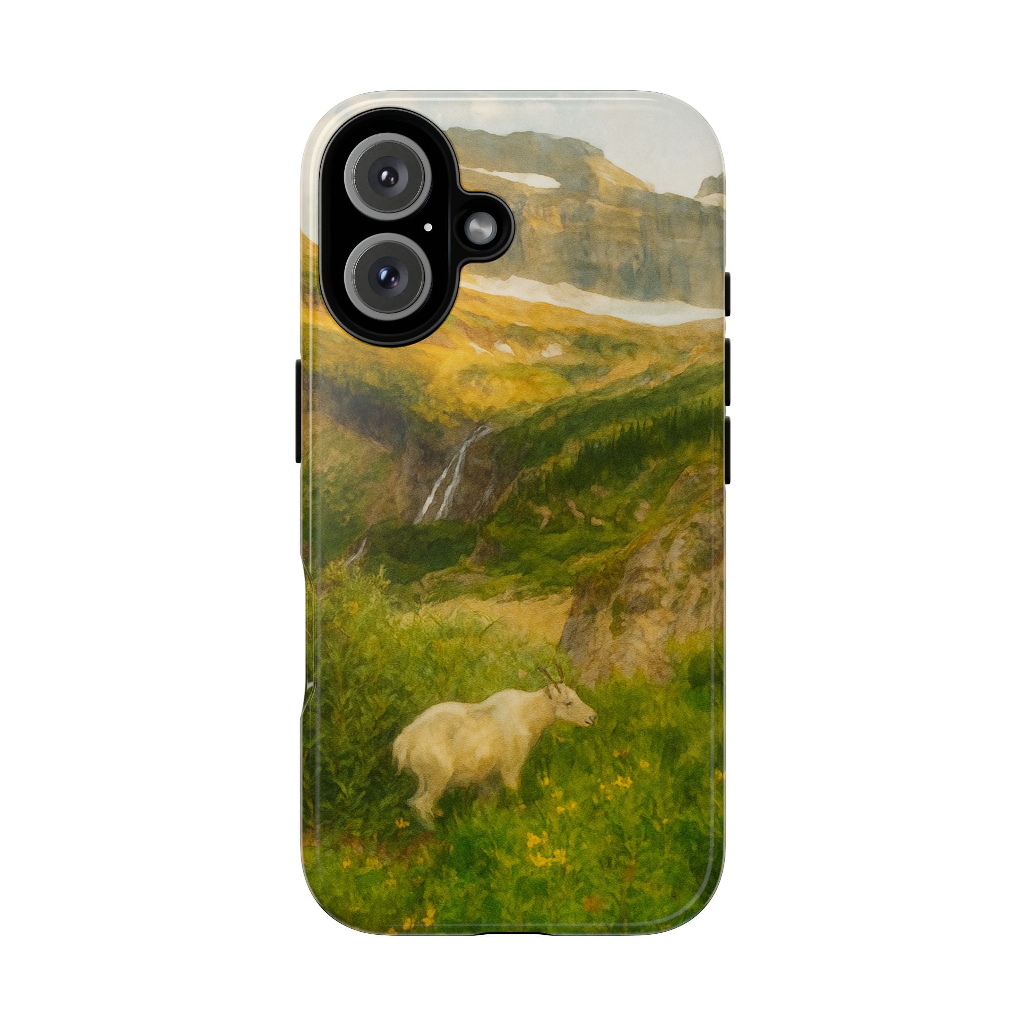 Glacier National Park Mountain Goat Phone Case - Perfect Gift for Nature Lovers and Park Enthusiasts