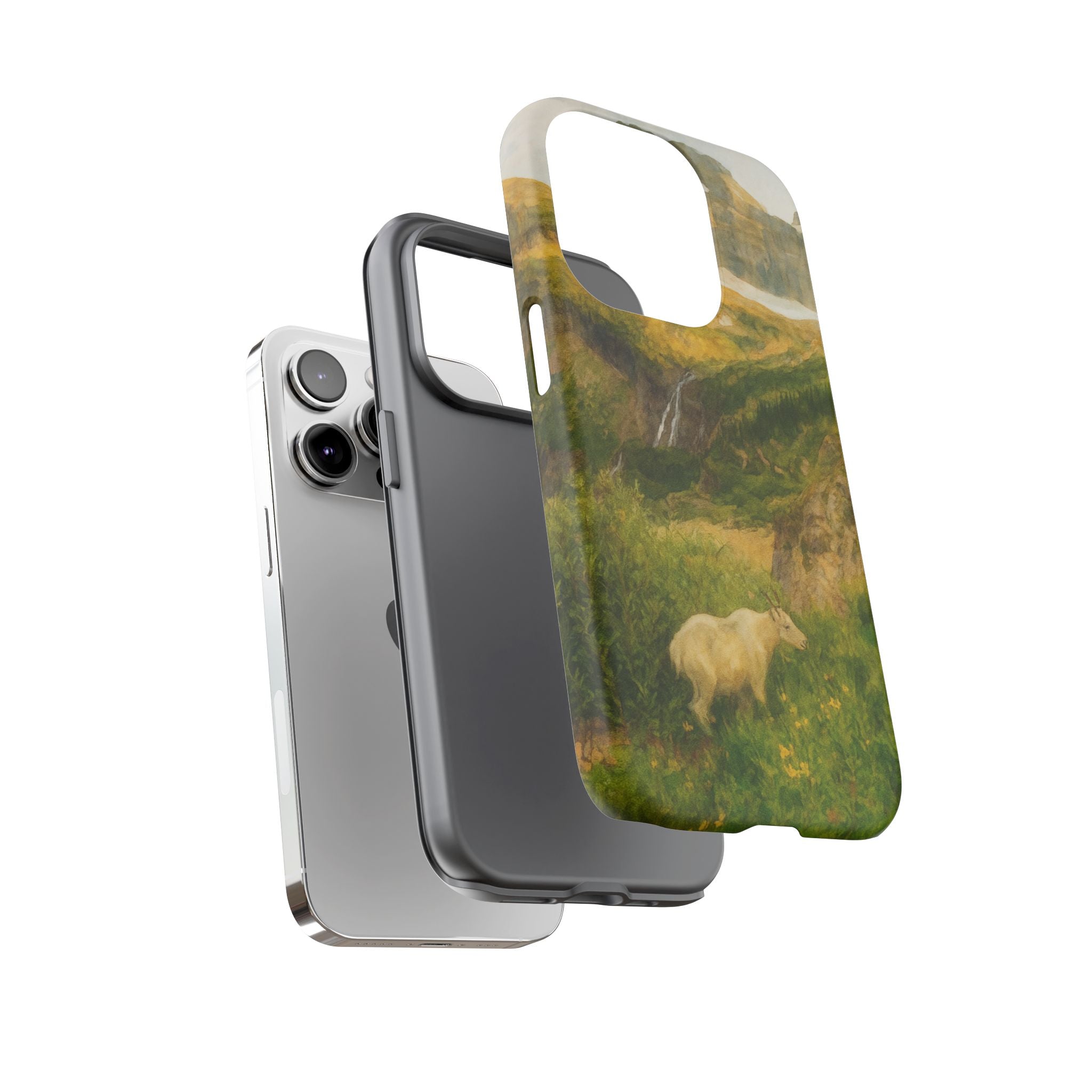 Glacier National Park Mountain Goat Phone Case - Perfect Gift for Nature Lovers and Park Enthusiasts