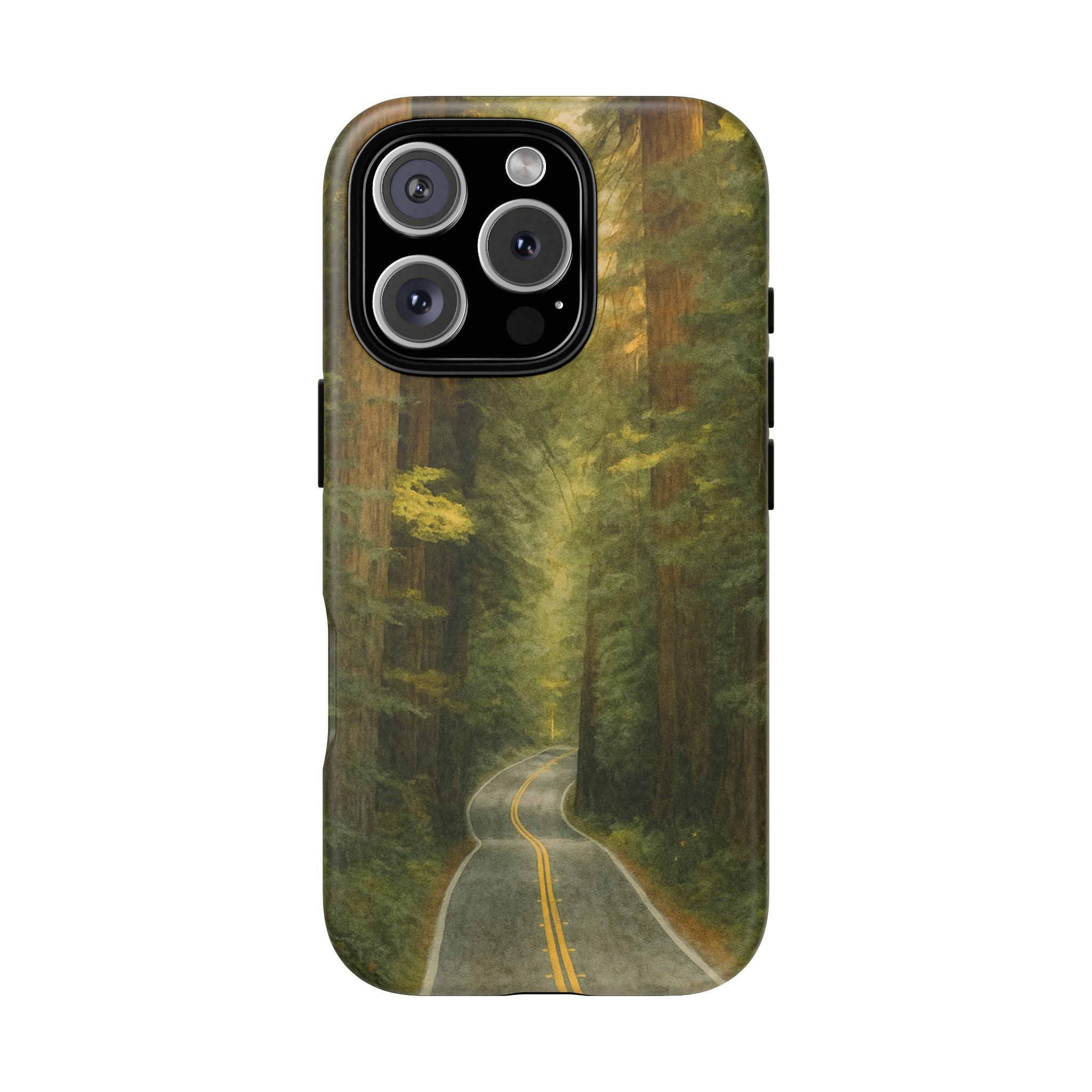 Redwoods National Park Road Phone Case - Perfect Gift for Nature Lovers and Park Enthusiasts