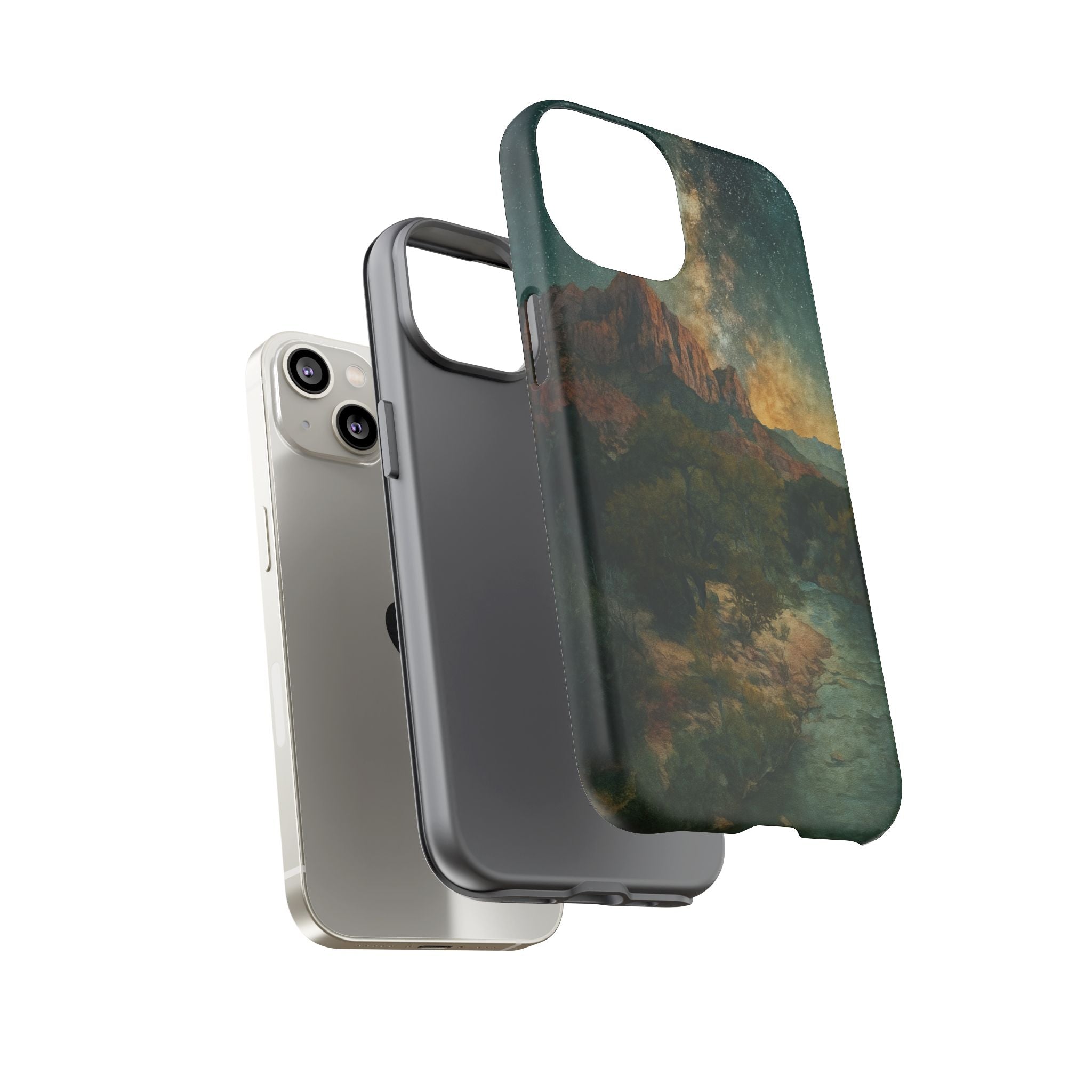 Zion National Park Milky Way Stars Phone Case - Perfect Gift for Nature Lovers and Park Enthusiasts