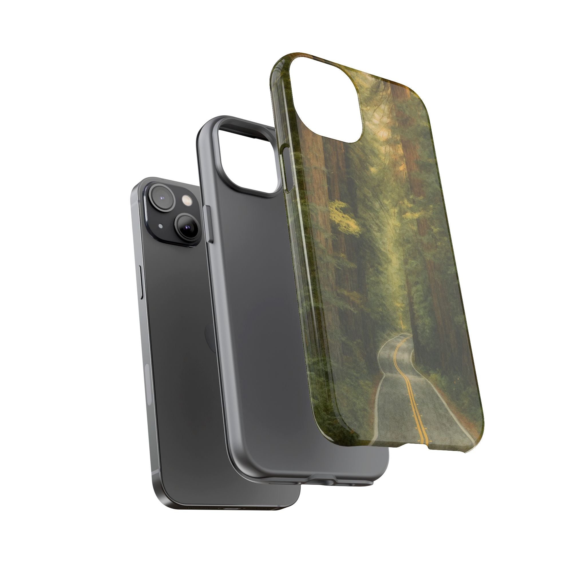 Redwoods National Park Road Phone Case - Perfect Gift for Nature Lovers and Park Enthusiasts