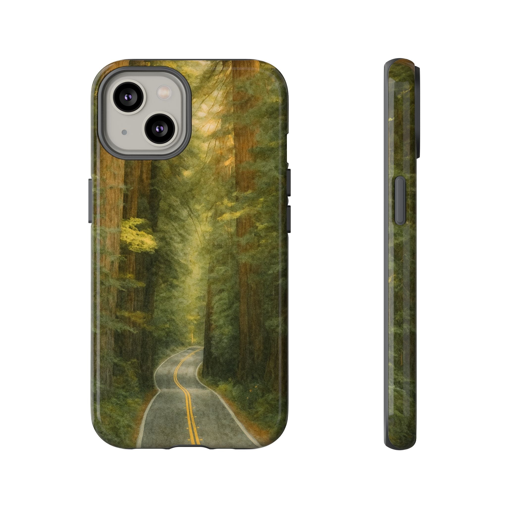 Redwoods National Park Road Phone Case - Perfect Gift for Nature Lovers and Park Enthusiasts