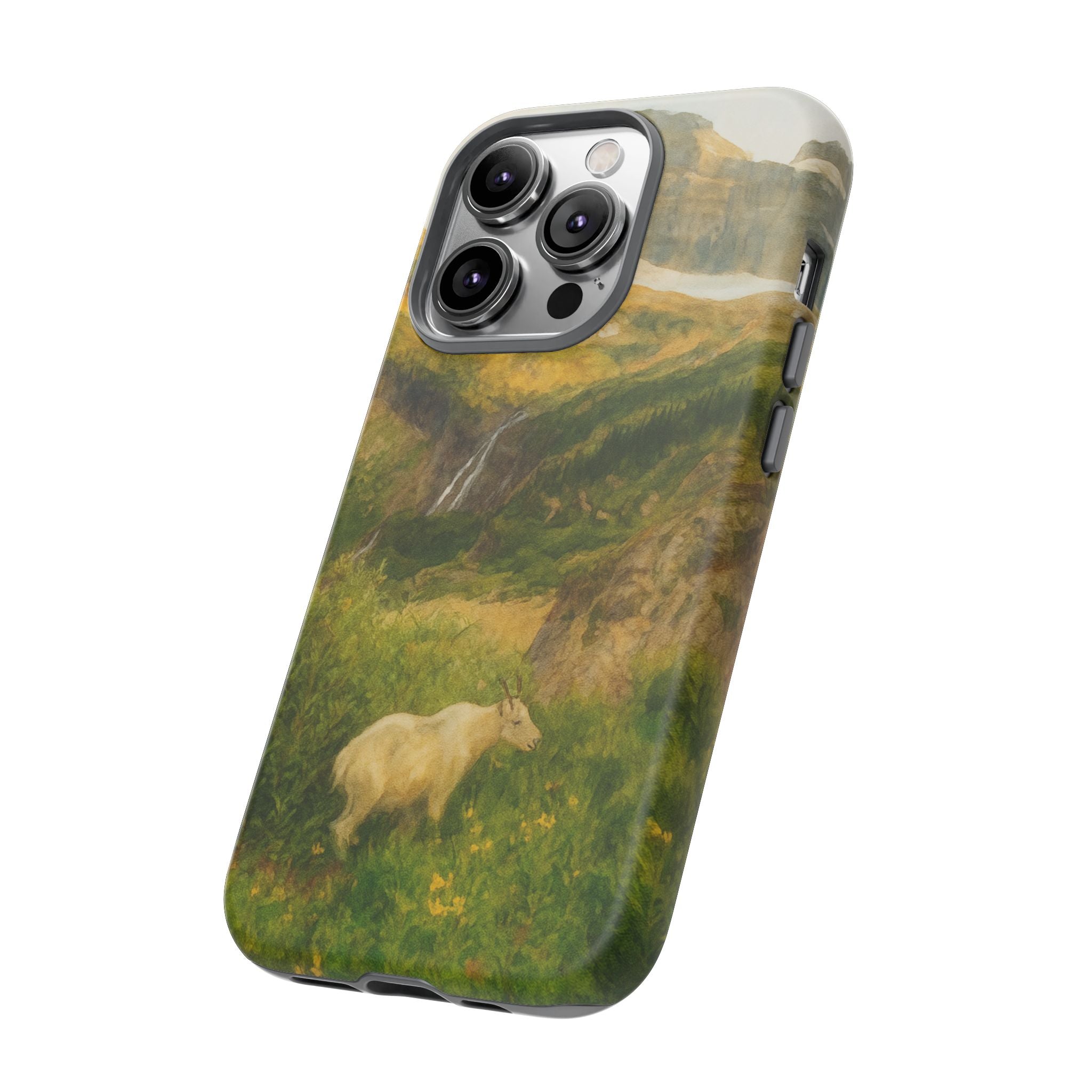 Glacier National Park Mountain Goat Phone Case - Perfect Gift for Nature Lovers and Park Enthusiasts