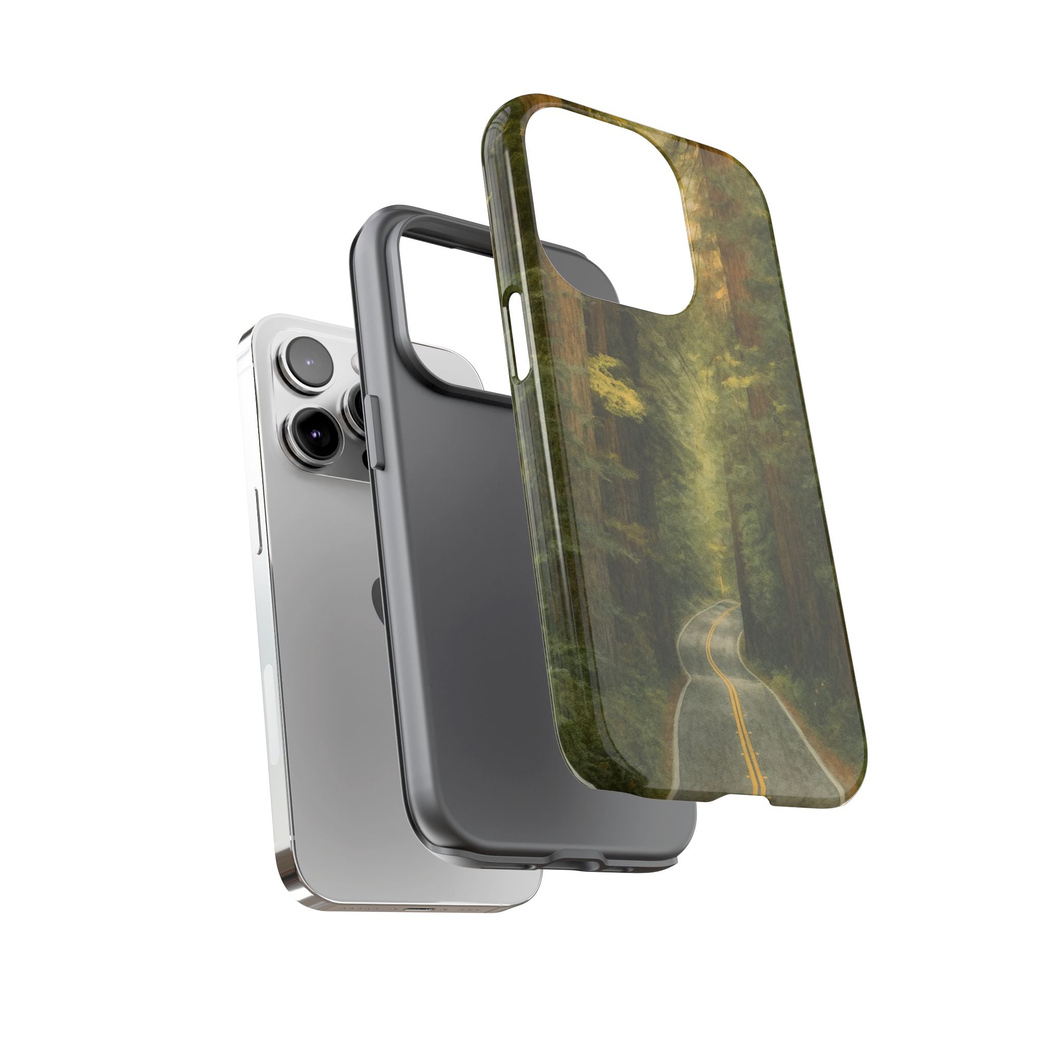 Redwoods National Park Road Phone Case - Perfect Gift for Nature Lovers and Park Enthusiasts