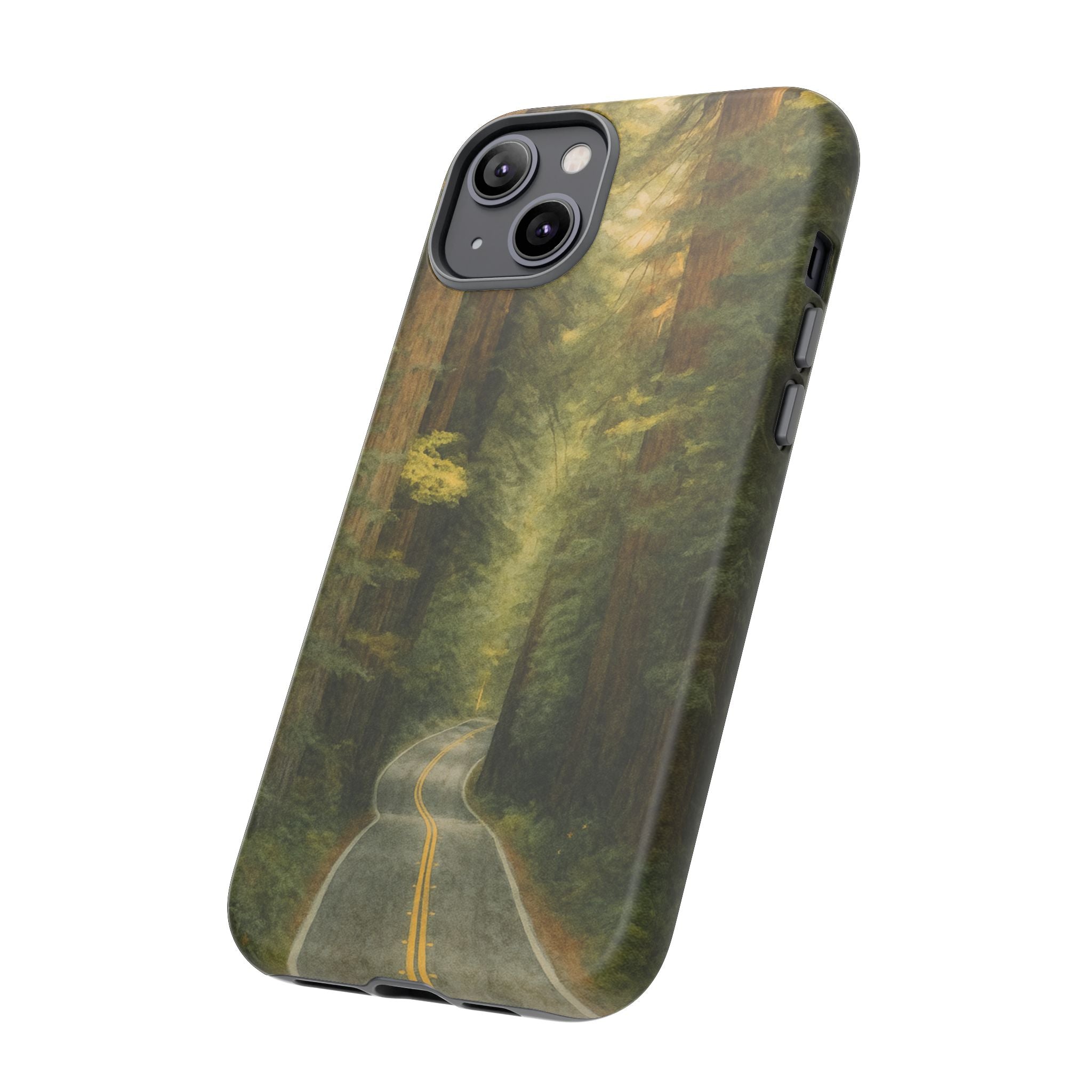 Redwoods National Park Road Phone Case - Perfect Gift for Nature Lovers and Park Enthusiasts