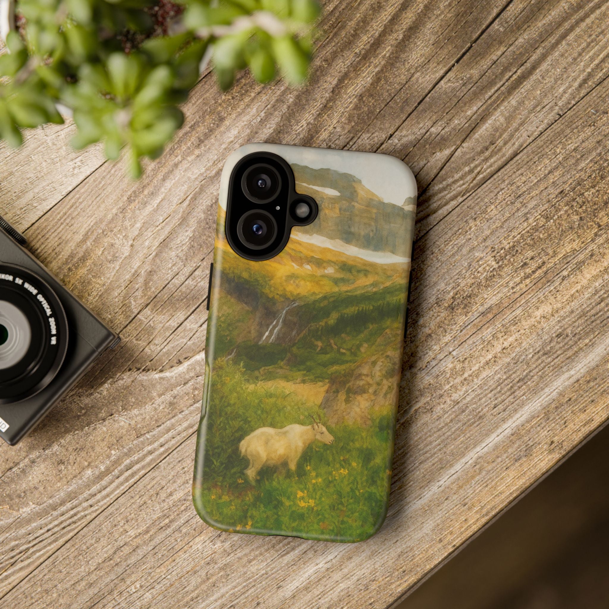 Glacier National Park Mountain Goat Phone Case - Perfect Gift for Nature Lovers and Park Enthusiasts