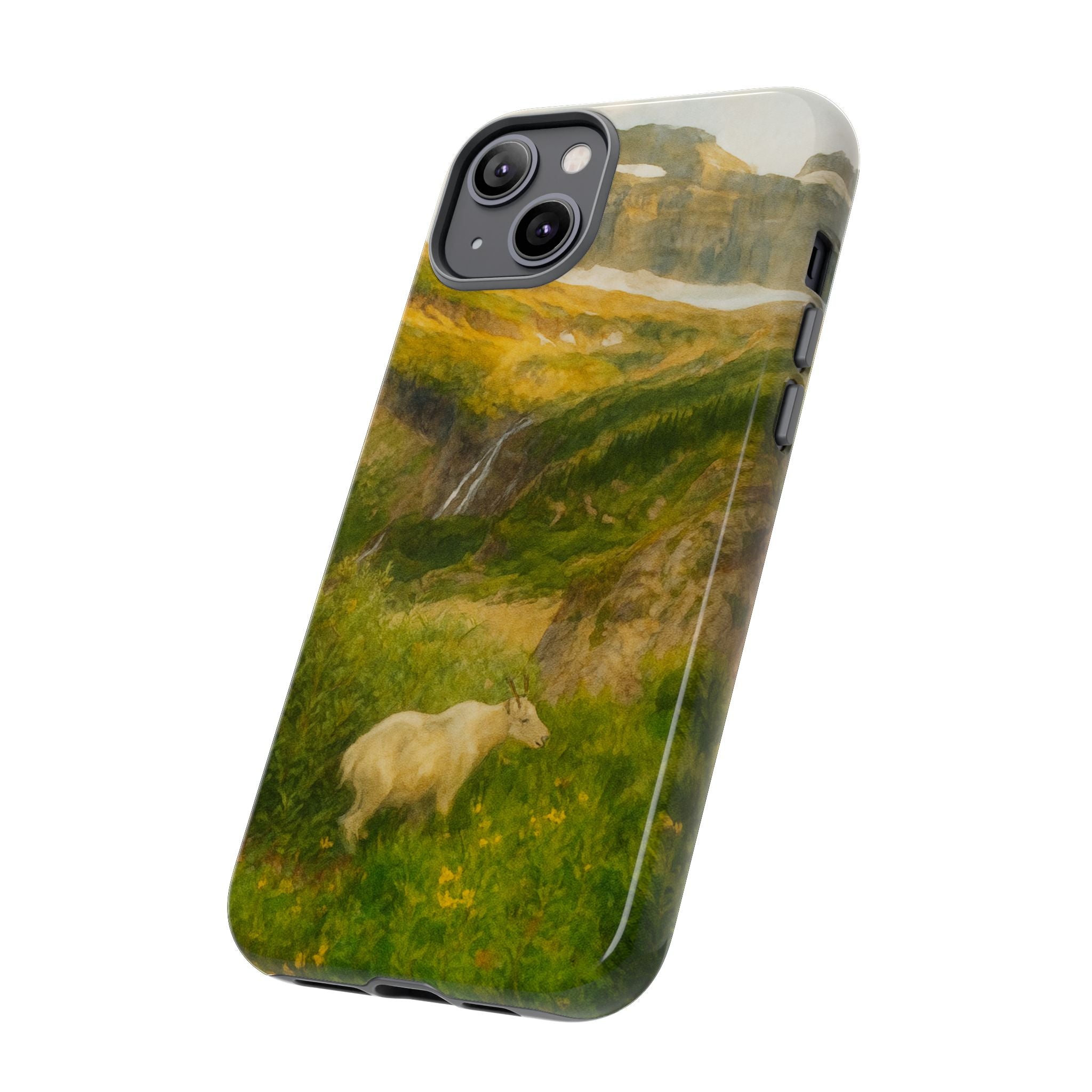 Glacier National Park Mountain Goat Phone Case - Perfect Gift for Nature Lovers and Park Enthusiasts