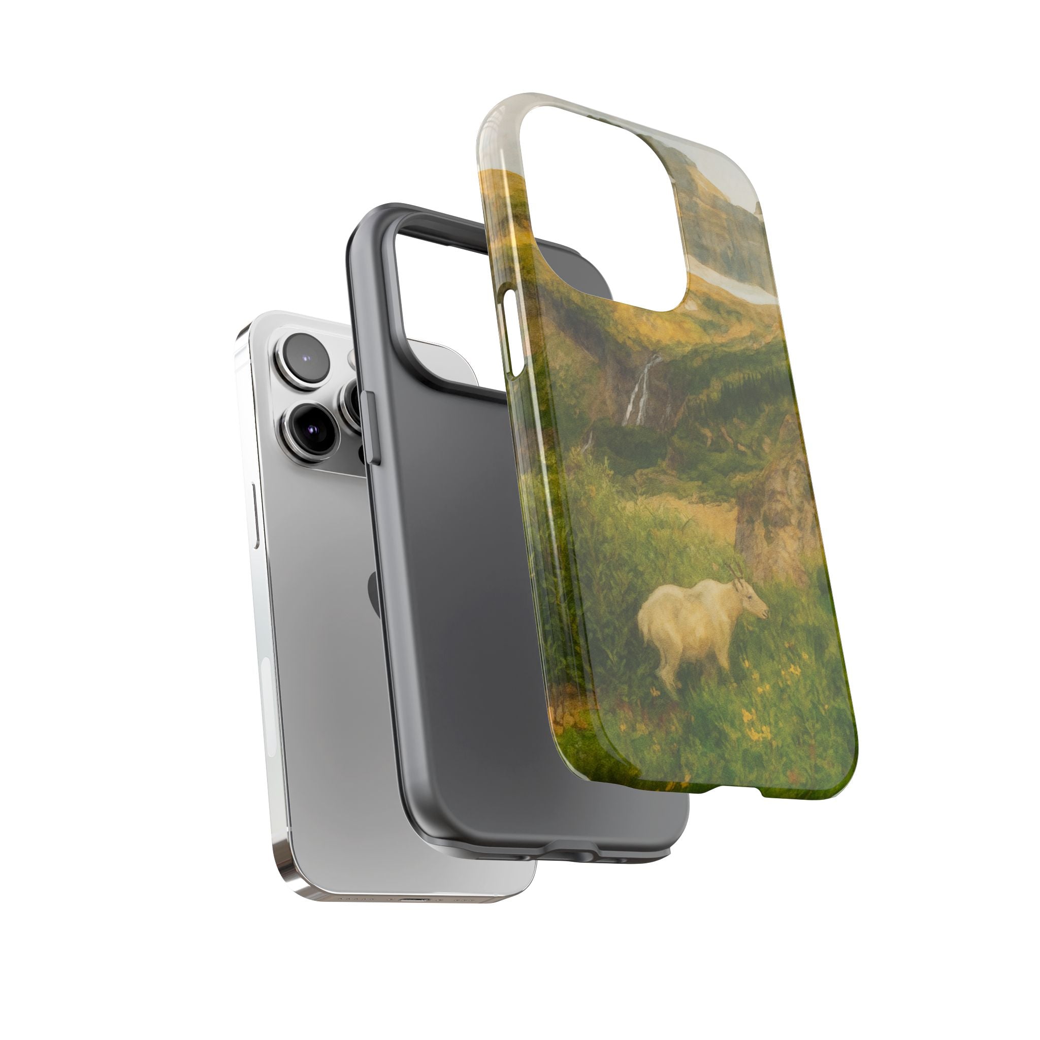 Glacier National Park Mountain Goat Phone Case - Perfect Gift for Nature Lovers and Park Enthusiasts